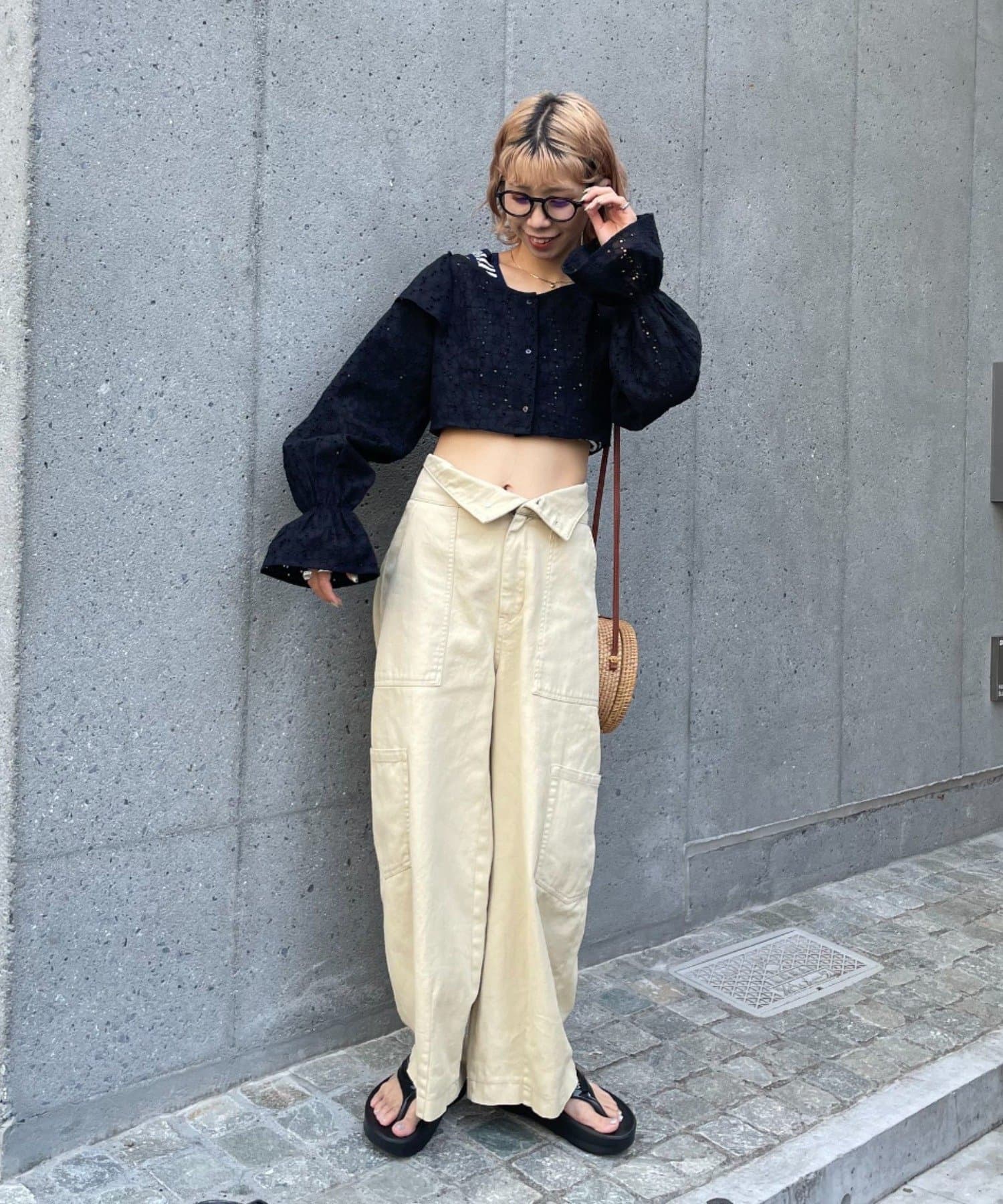 Ciaopanic】2WAYカットワークレースアップボレロ | OUTLET