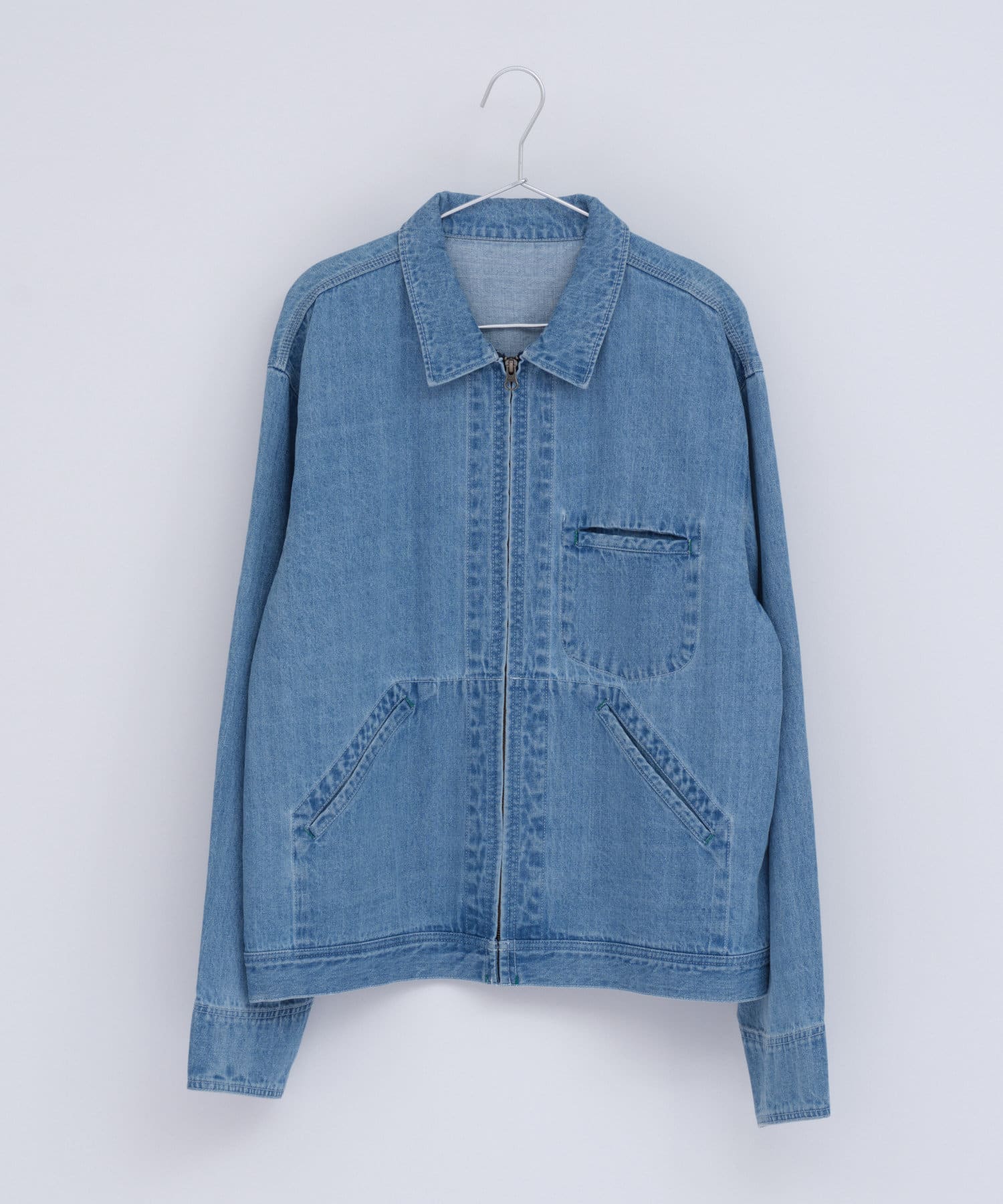 kastane【WHIMSIC】DENIM ZIP WORK JACKET - blkdesenvolvimentos.com.br