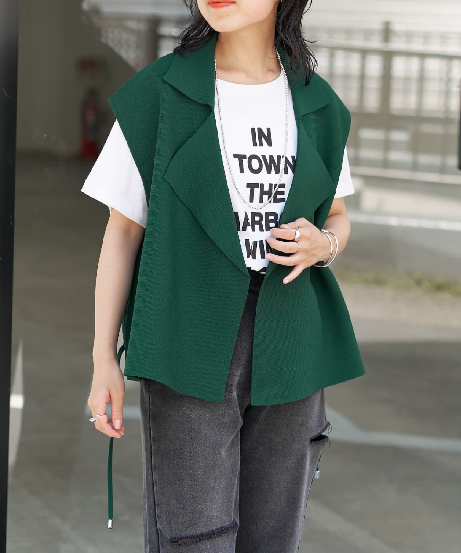 セットアップ ダークグリーン dk.green track jacket 2 - トップス