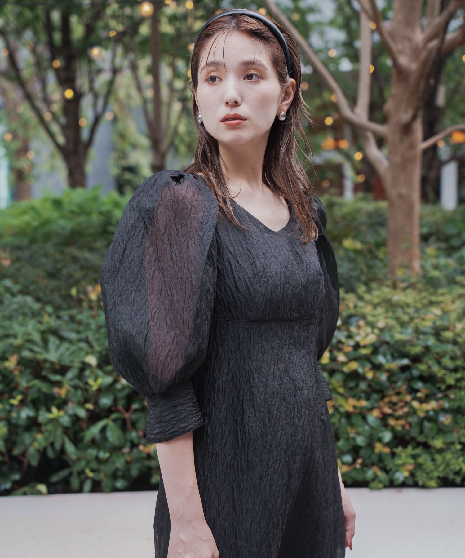 私には合わなかった為出品しますカスタネ　Jacquard design dress