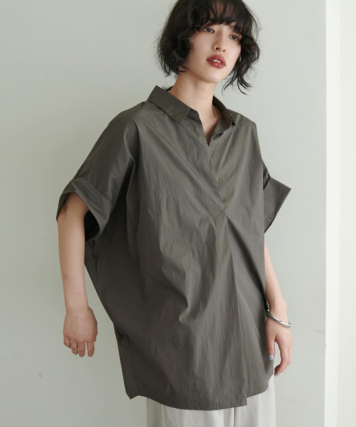 LARUTA(ラルータ) ドルマンスキッパーシャツ