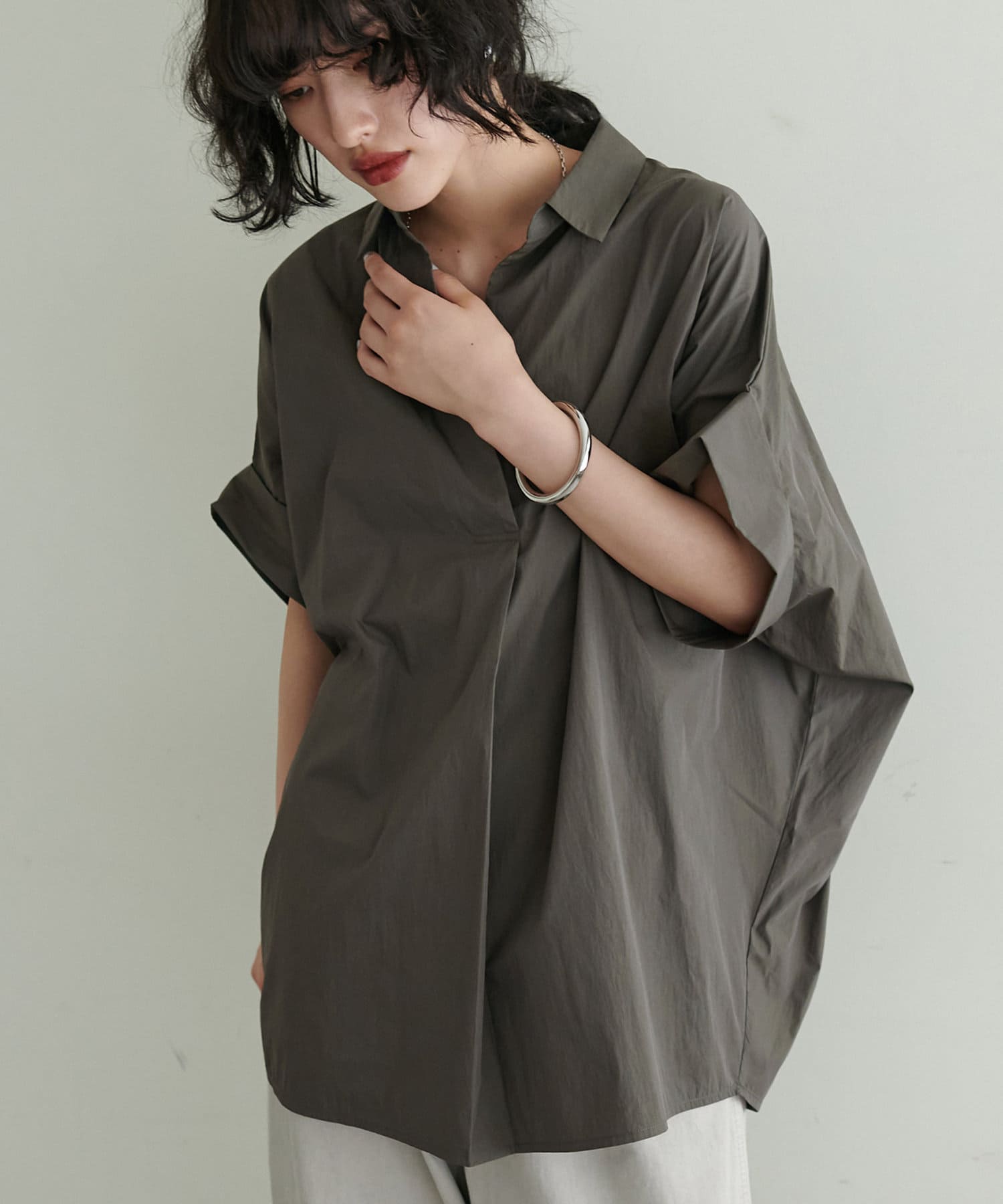 LARUTA(ラルータ) ドルマンスキッパーシャツ