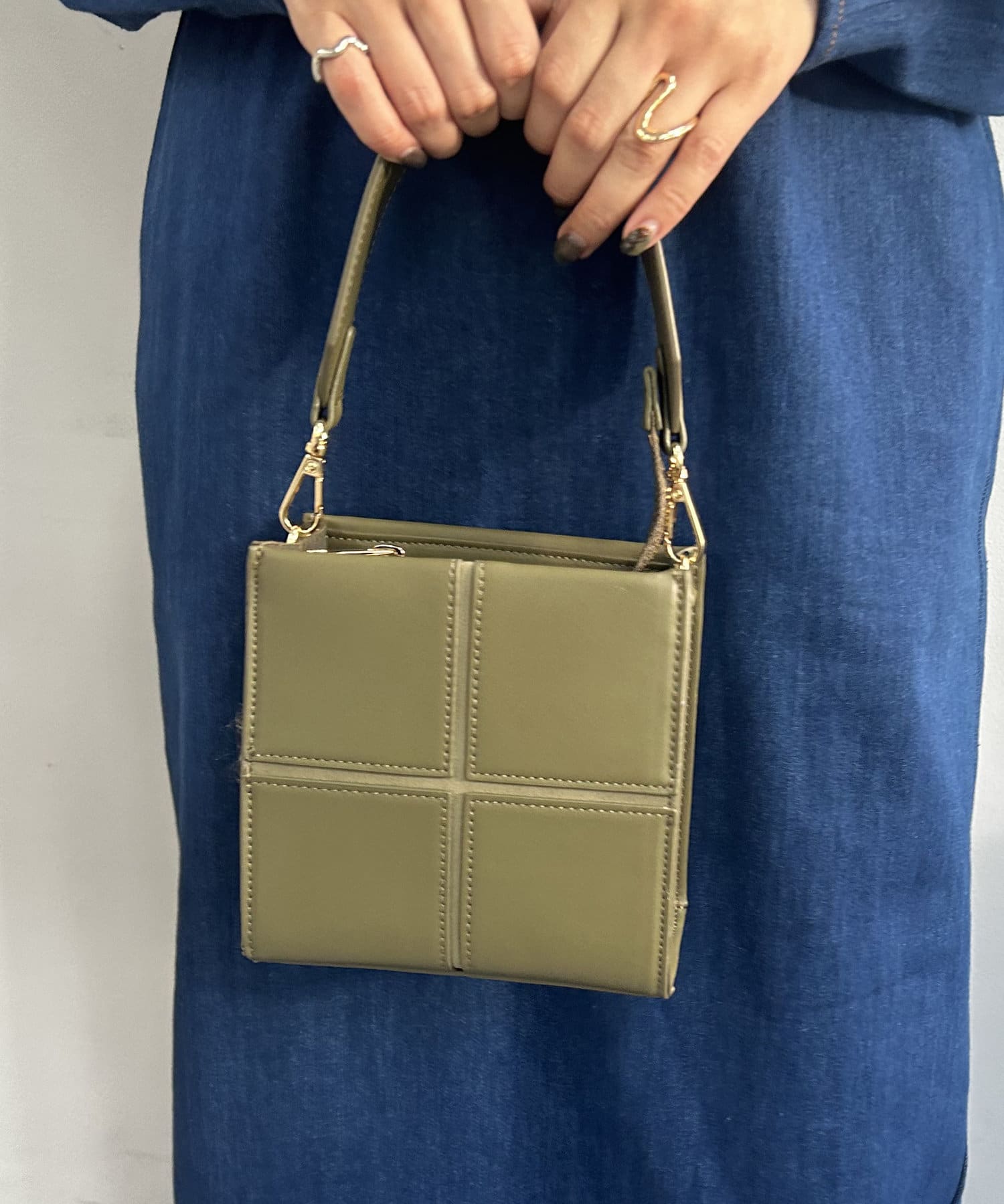 Jena　espace merveilleux(ジェナ　エスパスメルヴェイユ) スクエア2WAYショルダーバッグ