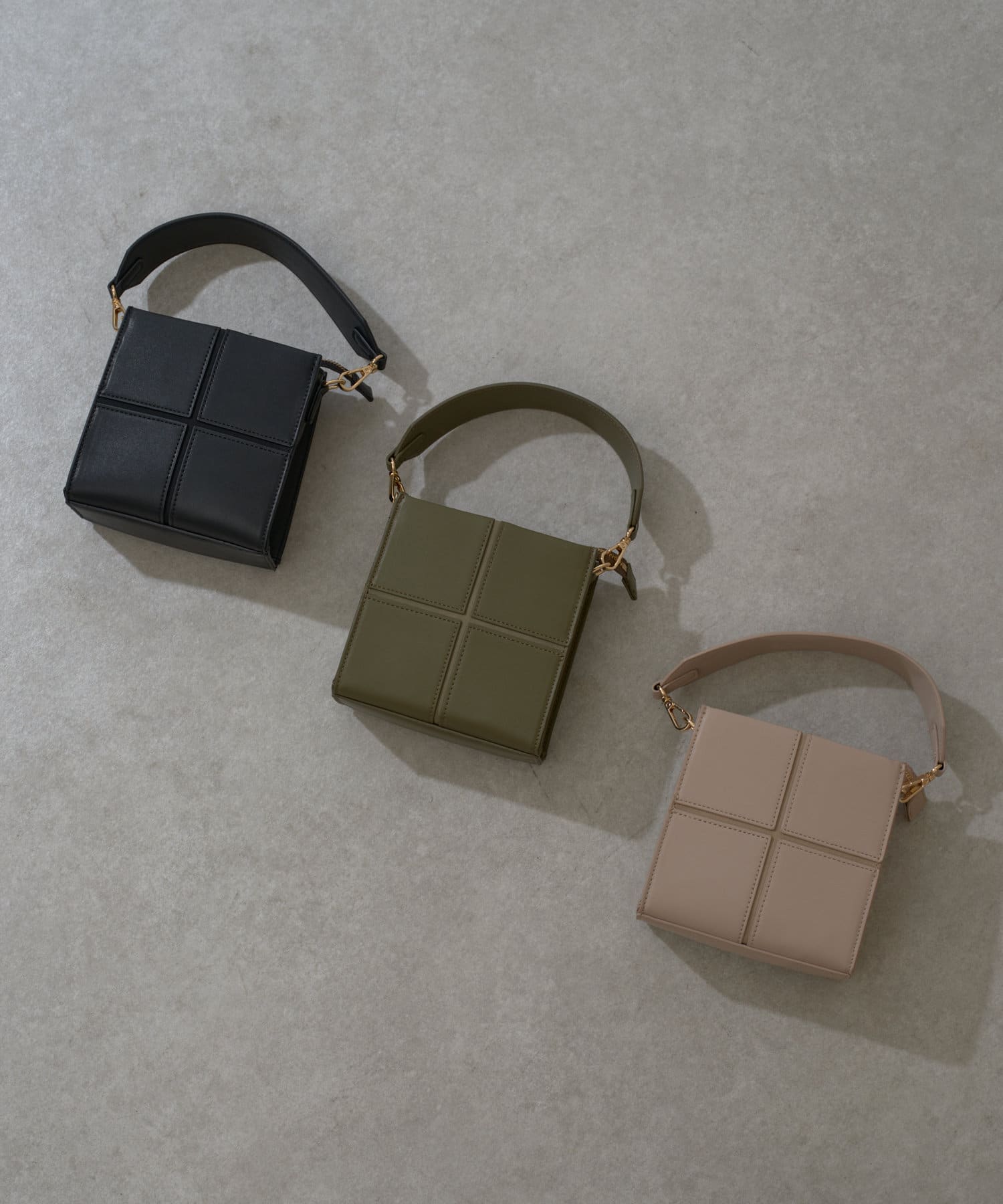 Jena　espace merveilleux(ジェナ　エスパスメルヴェイユ) スクエア2WAYショルダーバッグ