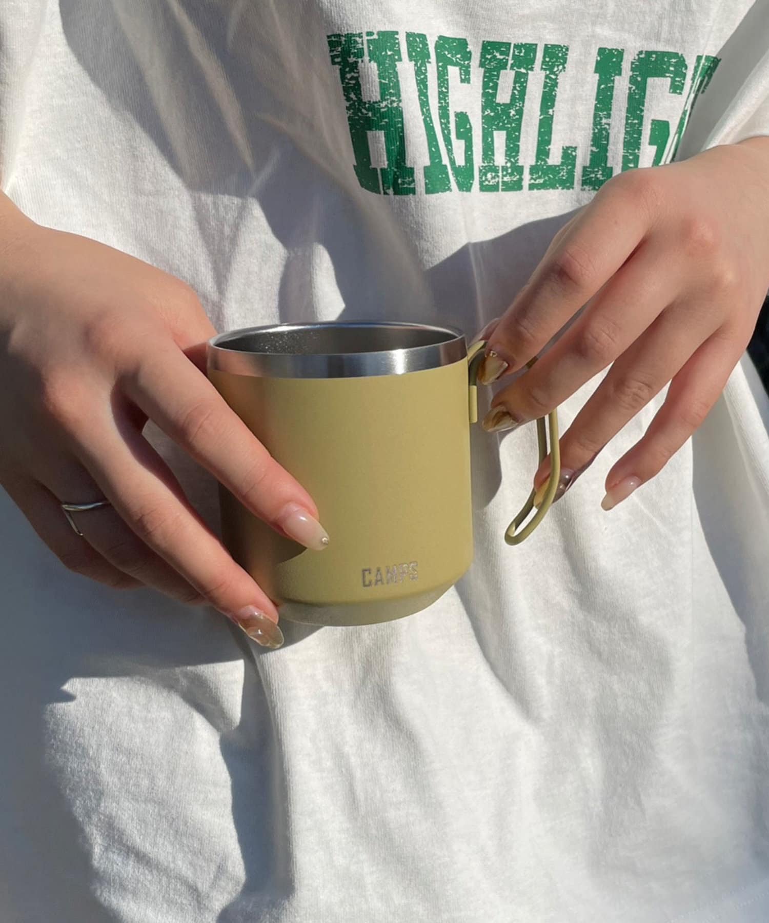 NICE CLAUP / OLIVE des OLIVE OUTLET(ナイスクラップ  / オリーブ デ オリーブ アウトレット) 【CAMP】真空二重ステンレスマグ