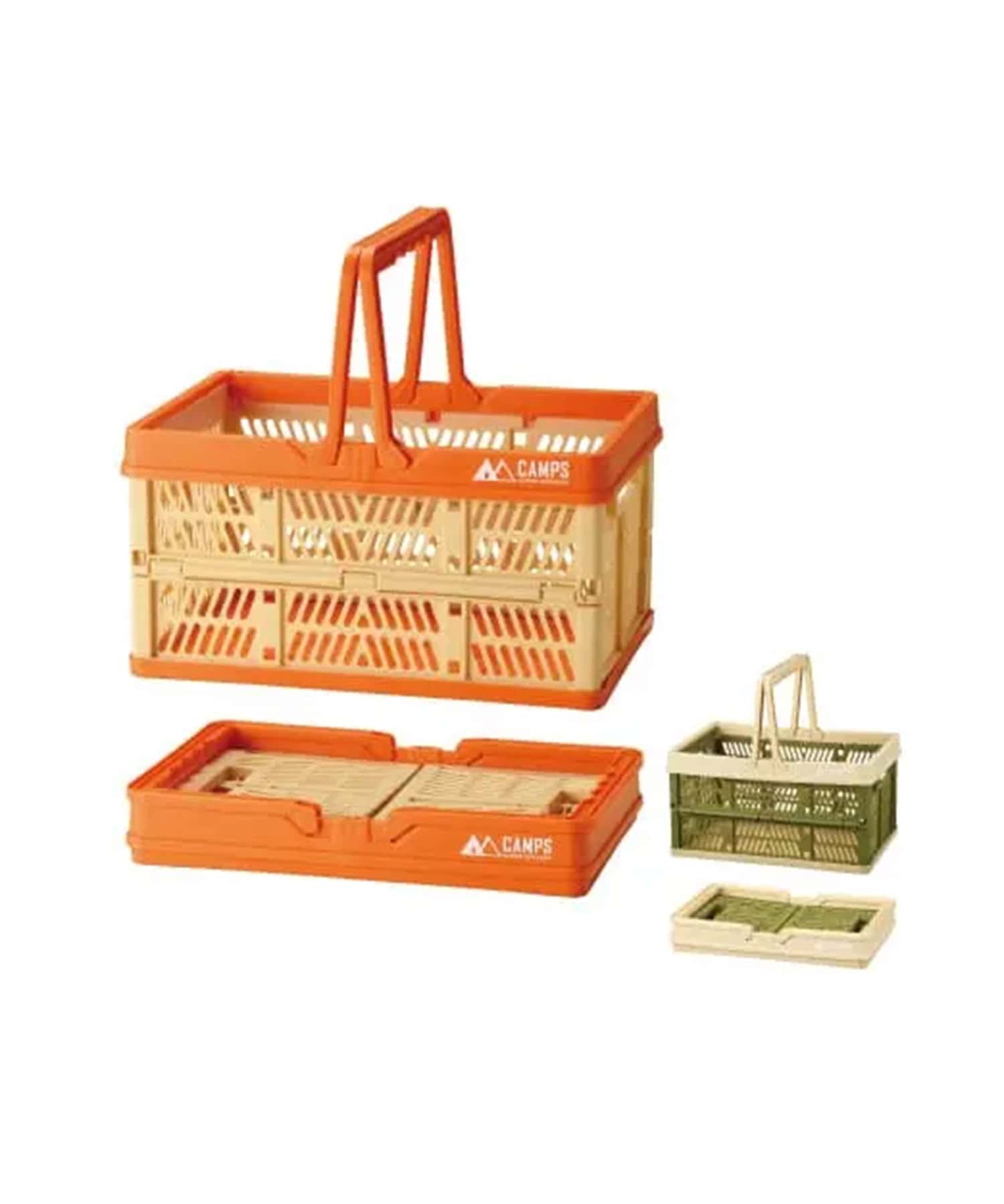 NICE CLAUP / OLIVE des OLIVE OUTLET(ナイスクラップ  / オリーブ デ オリーブ アウトレット) 【CAMP】ハンドル付折りたたみコンテナ