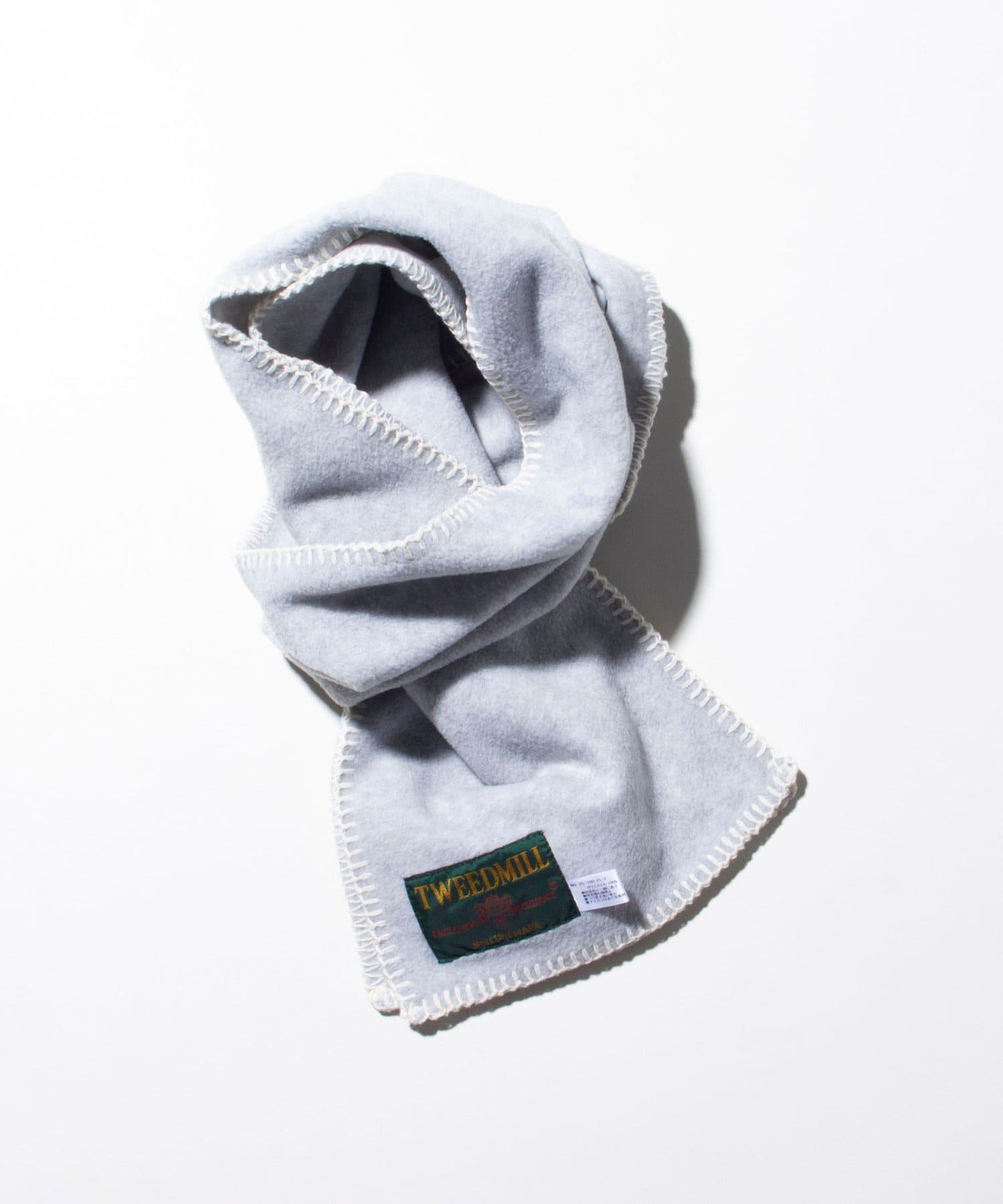FREDY & GLOSTER(フレディ アンド グロスター) 【TWEED MILL】FLEECE SCARF Blanket Stitch