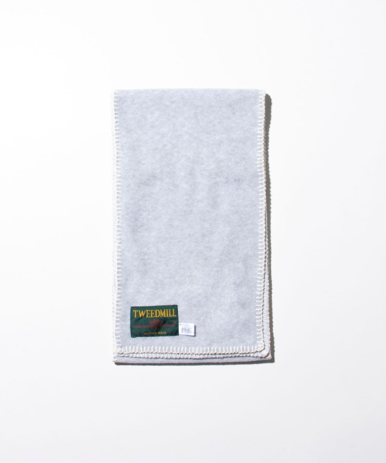 FREDY & GLOSTER(フレディ アンド グロスター) 【TWEED MILL】FLEECE SCARF Blanket Stitch