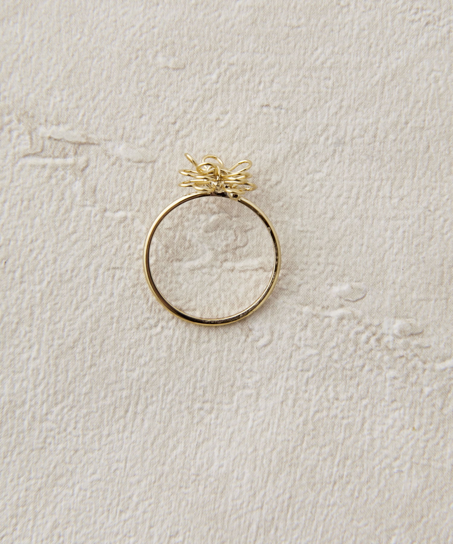 Lattice(ラティス) フラワーメタルピンキーリング