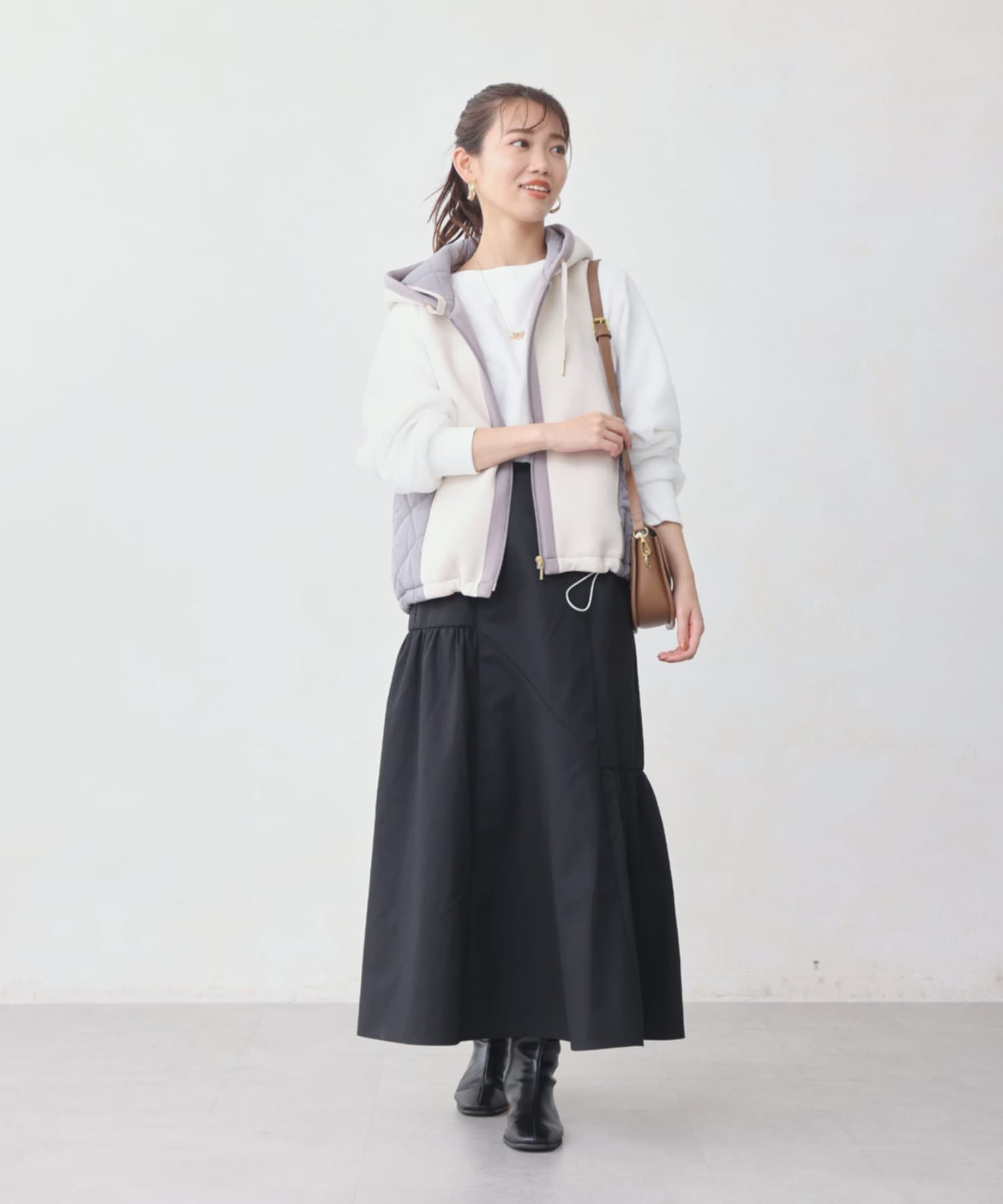 Chez toi(シェトワ) 中綿×ダンボール切替フードベスト