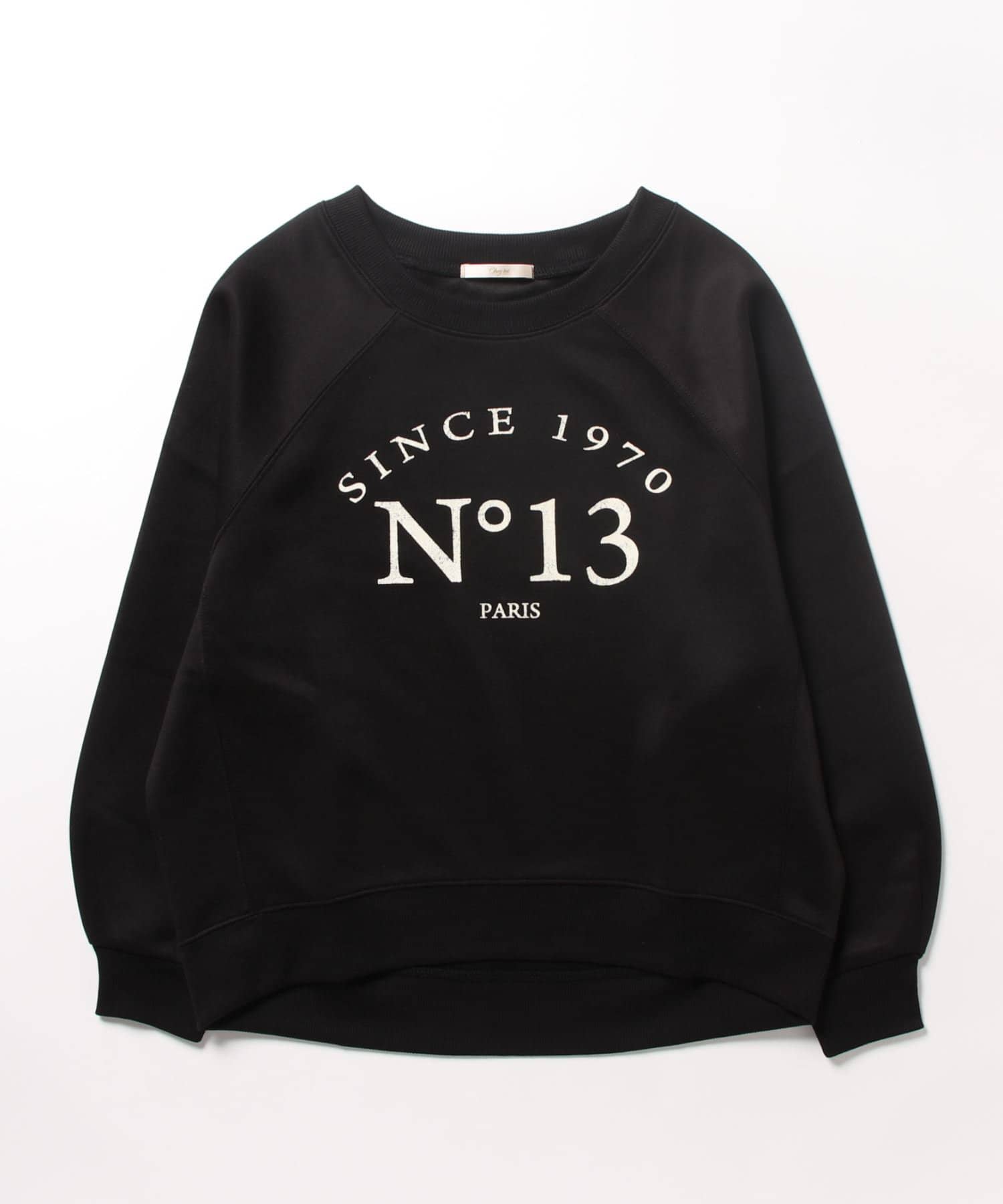 Chez toi(シェトワ) 軽量ボンディンググリッターロゴプルオーバー