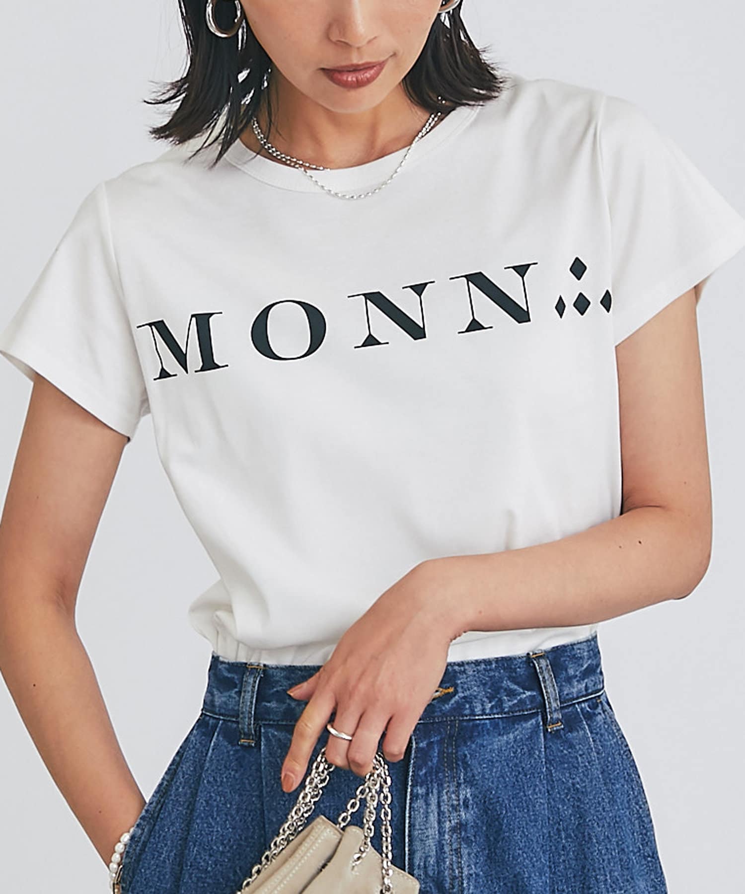 MONN.:.(モン)】ロゴTシャツ | RIVE DROITE(リヴドロワ)レディース