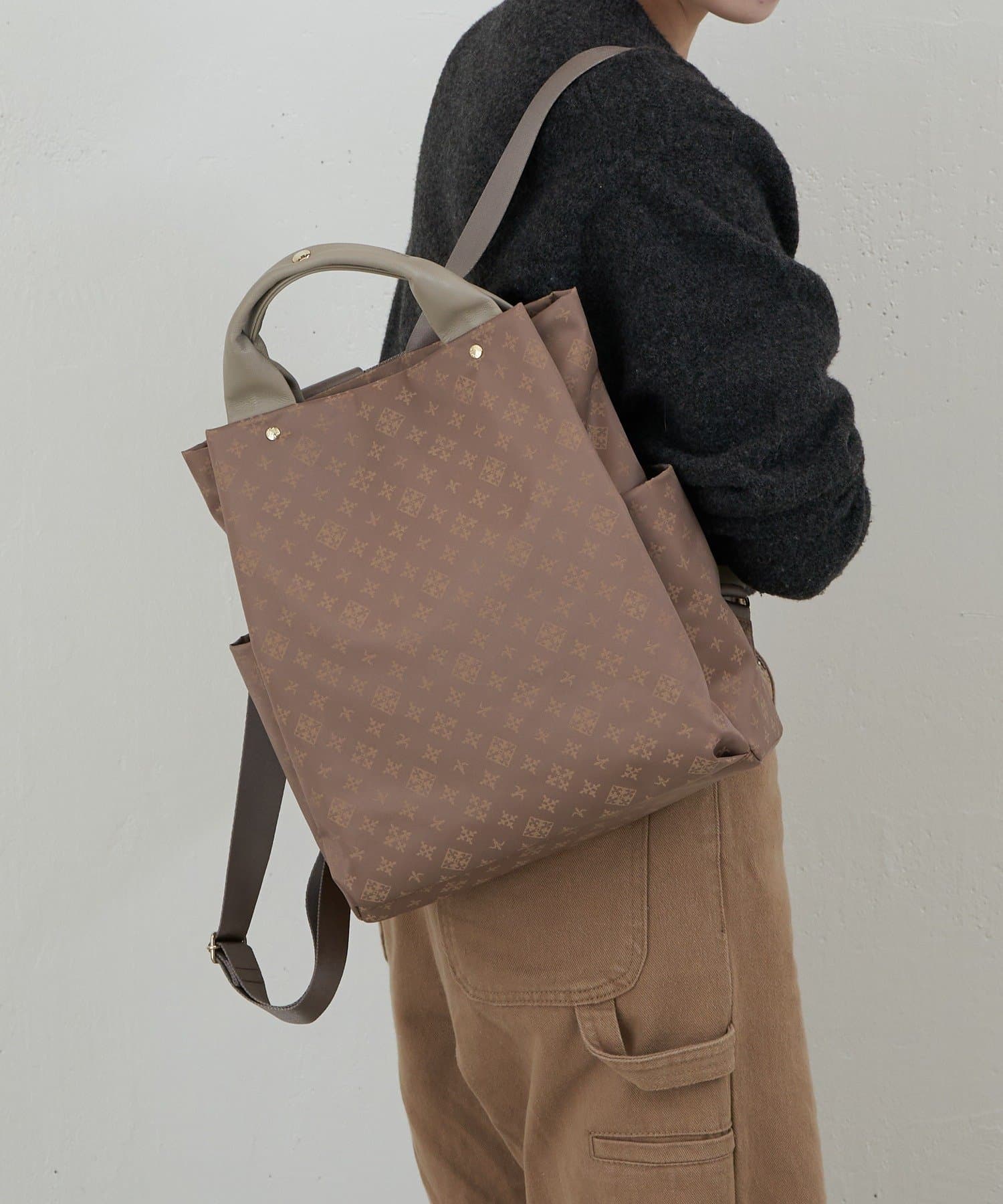 russet(ラシット) ナイロンジャガード2ハンドルリュックサック