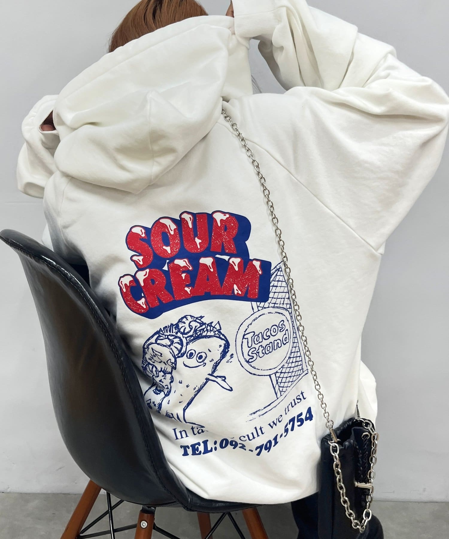 Sourcream × TACOSSTAND】ロゴパーカー | WHO'S WHO gallery