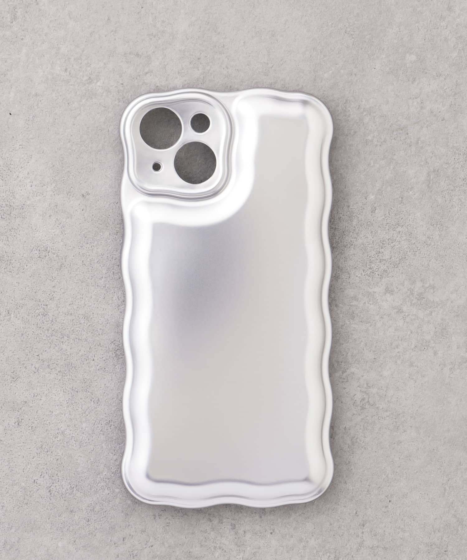 ウェーブメタルスマホケース(iPhone14) | Lattice(ラティス)レディース