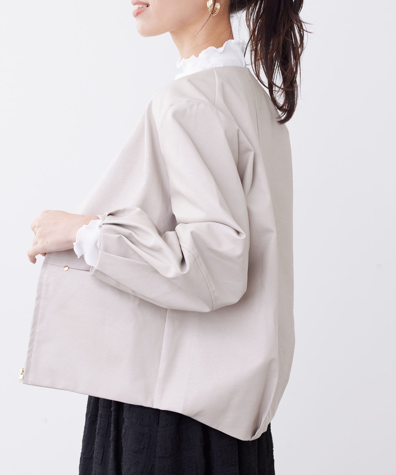 Chez toi　(シェトワ)　袖ボリュームGジャン 袖ボリュームGジャン | Chez toi(シェトワ)レディース | PAL