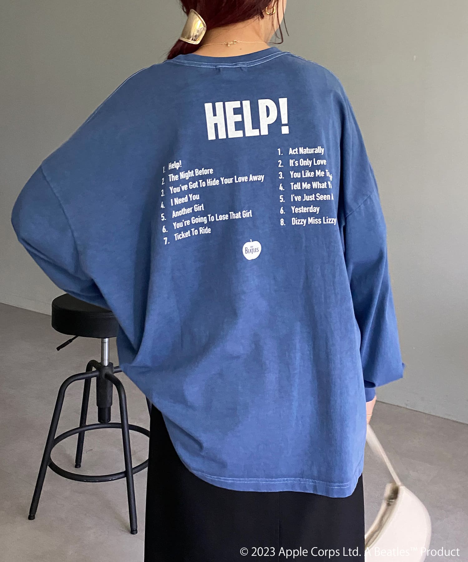 【新品タグ付】BEATLES HELP T CAPRICIEUX LE'MAGE 全ての LE'MAGE｜<GOOD CAPRICIEUX ROCK Tシャツ HELP SPEED