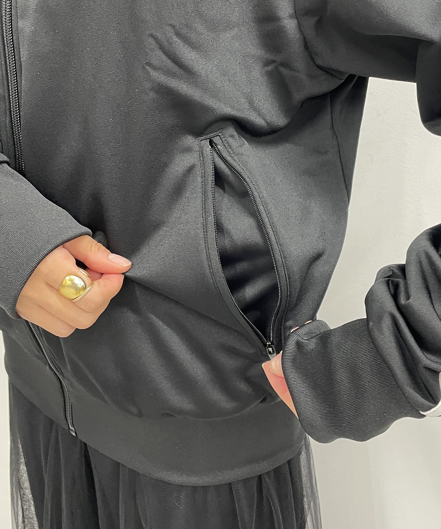 LOUNGEDRESS(ラウンジドレス) 【adidas/アディダス】トラックジャケット/ブラック