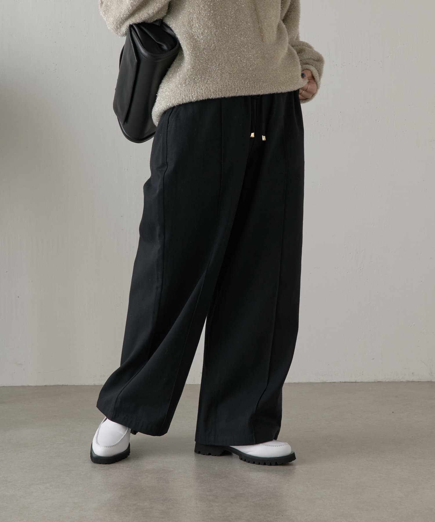 ピンコ レディース カジュアルパンツ ボトムス Trouser Black