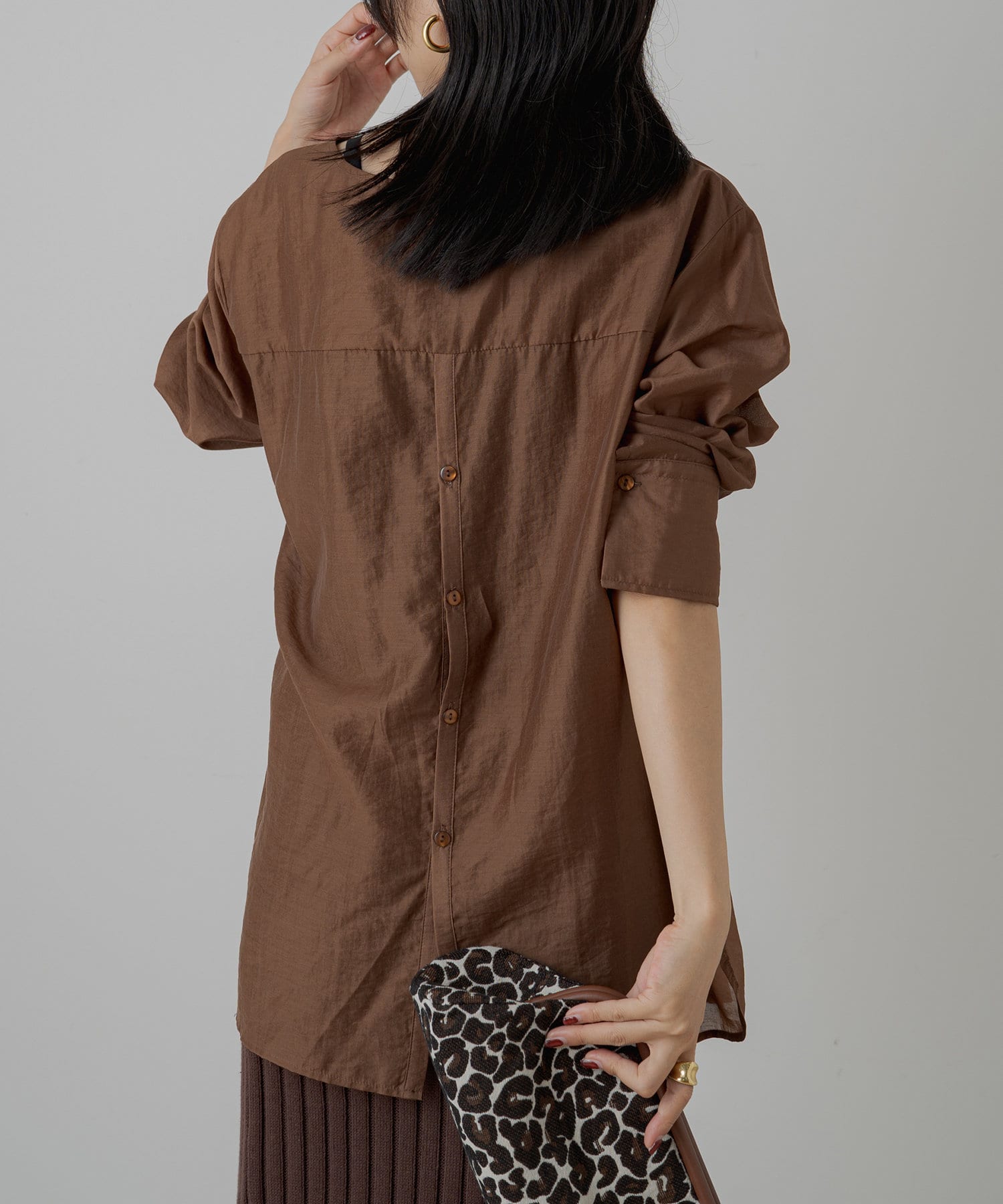 Loungedress】バックオープンボートブラウス | OUTLET(アウトレット 