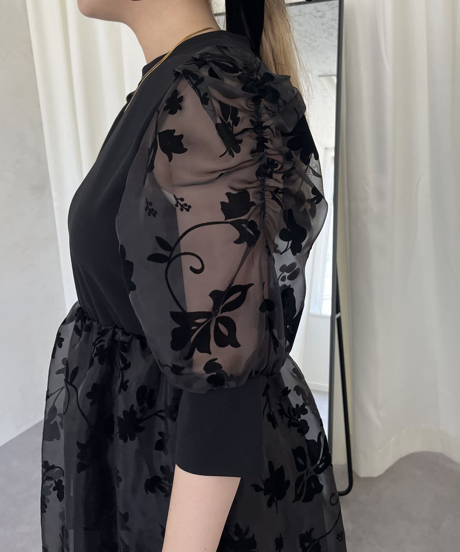 prose verse(プロズヴェール) 【ON・OFF使える】フロッキーフラワー切替ワンピース