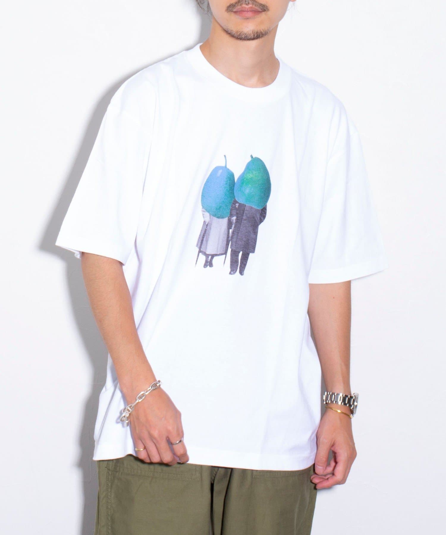 RICHARD VERGEZ/リチャード・ヴェルゲス】コラージュアートTシャツ