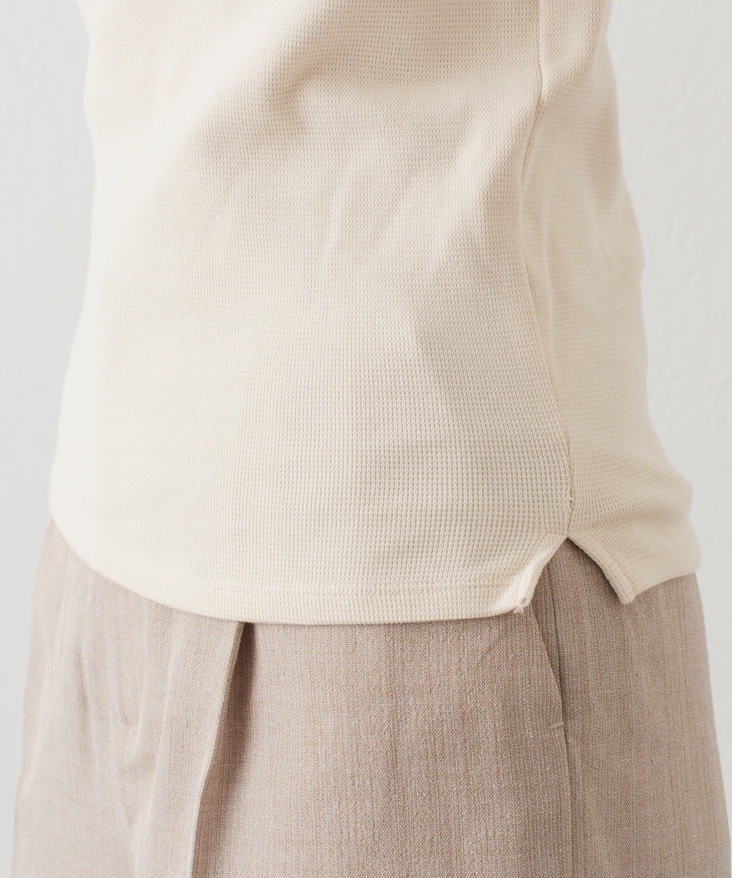 Kastane(カスタネ) 【新色追加/2サイズ展開】カップ付ストレッチコットン紐キャミ