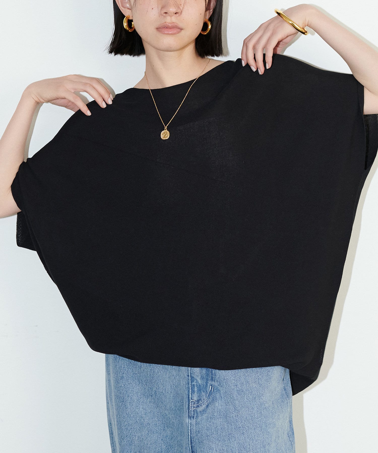 LARUTA(ラルータ) ホールガーメントアシンメトリーニット