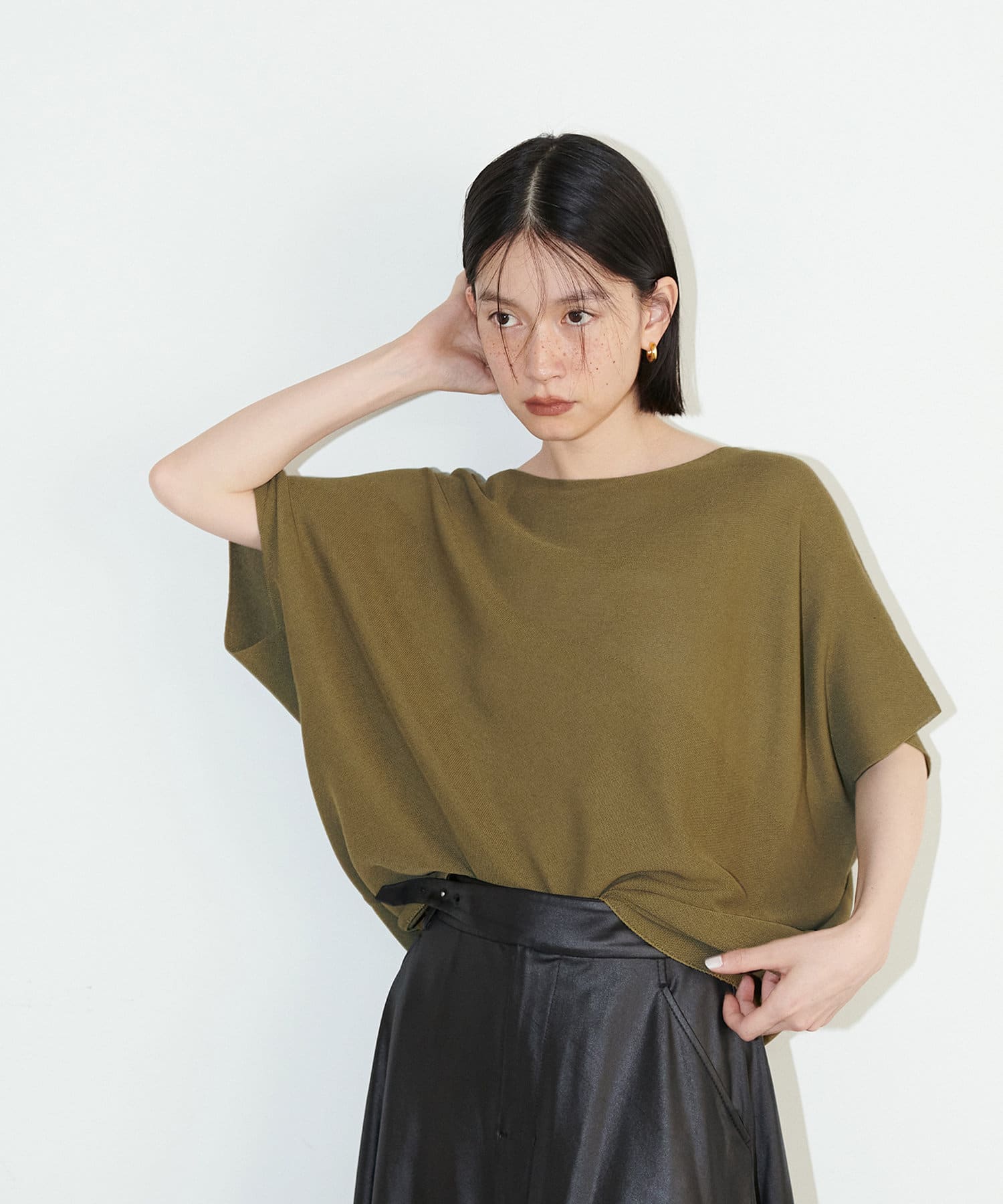 LARUTA(ラルータ) ホールガーメントアシンメトリーニット