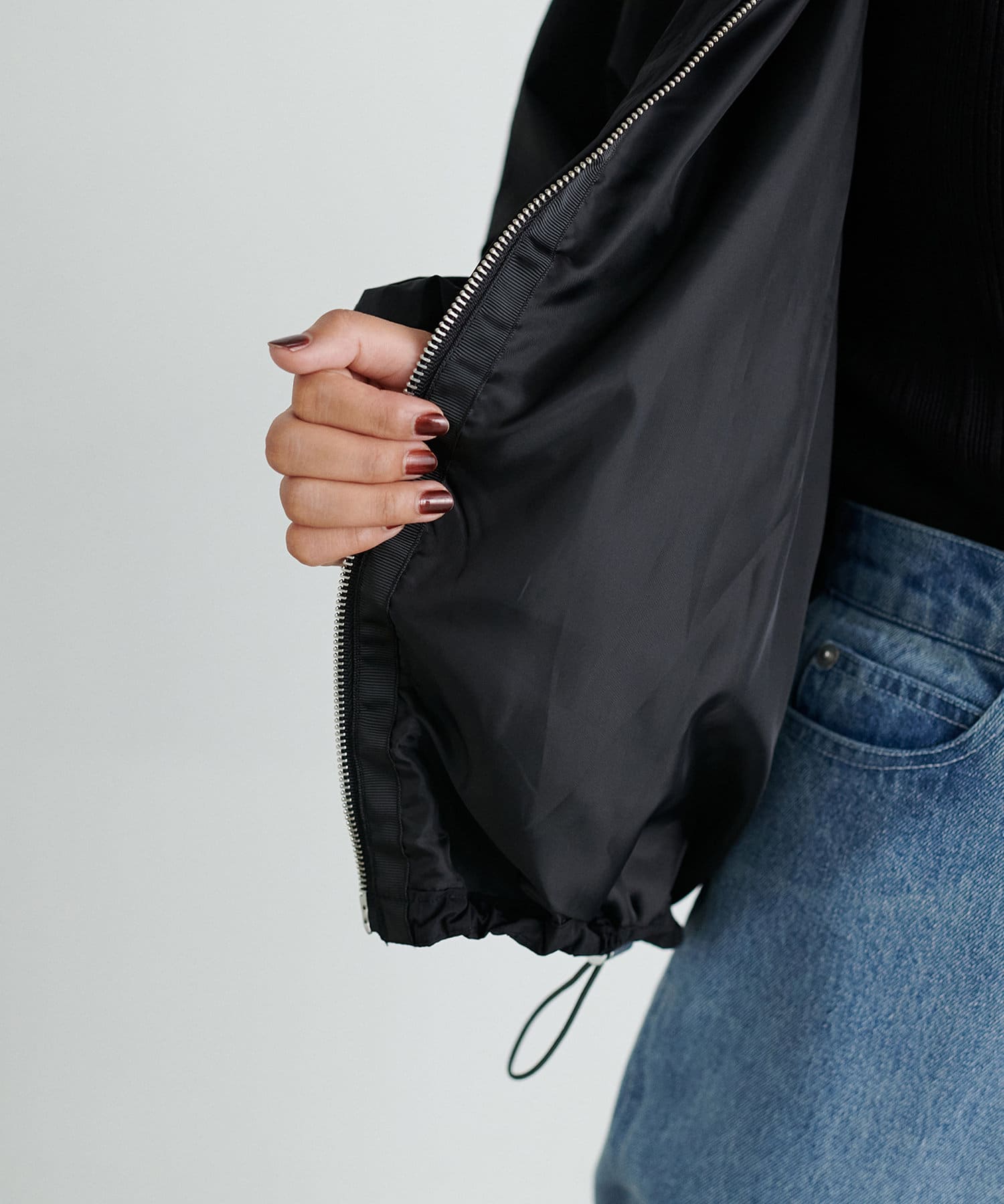 LARUTA(ラルータ) 撥水バルーンスリーブブルゾン