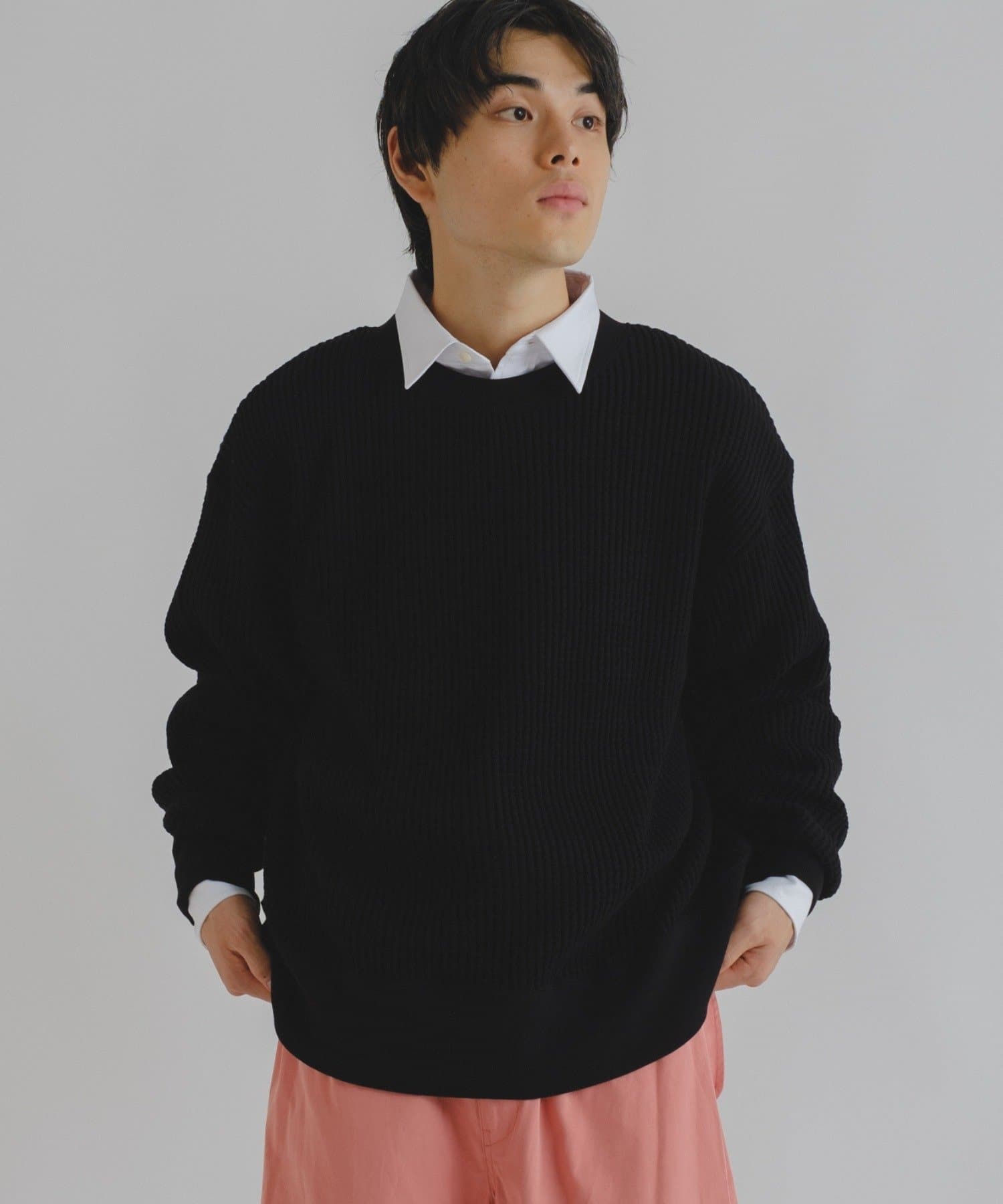 OUTLET(アウトレット) 【Kastane】WAFFLE CREWNECK PULLOVER