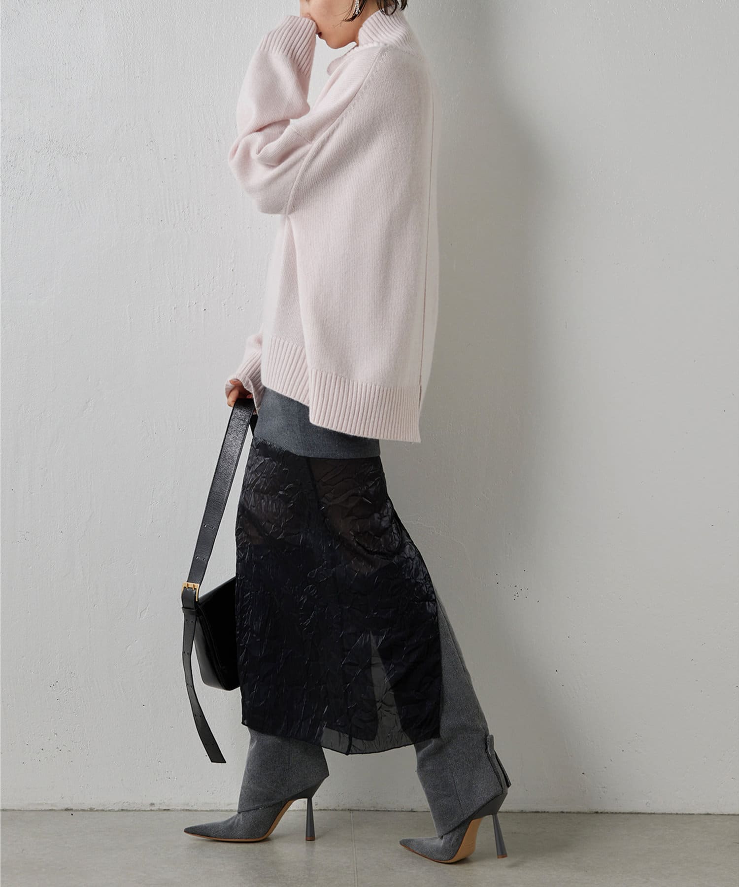 送料無料◆2025新品  Whim Gazette】フラノスカート スカート