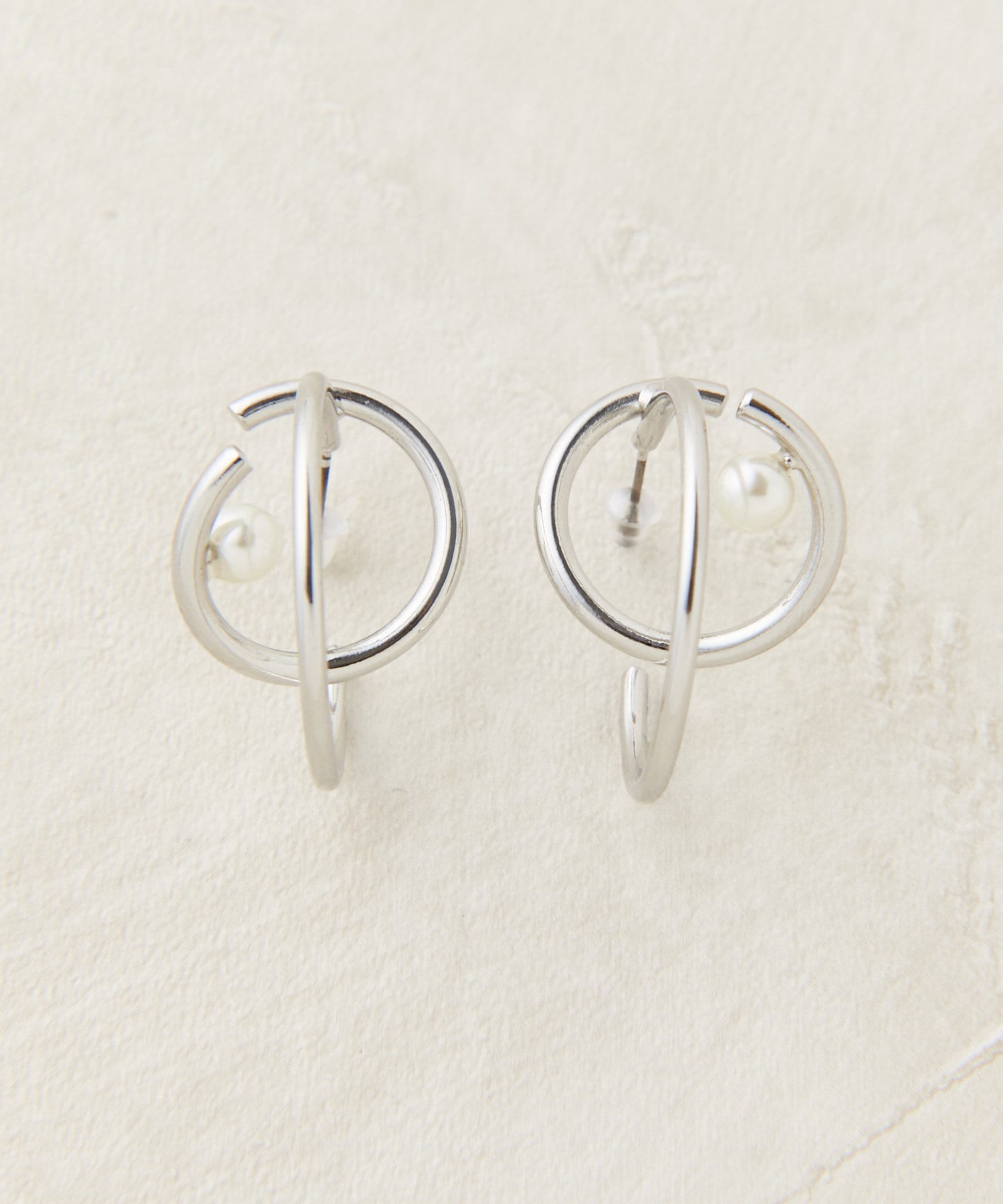 Lattice(ラティス) <チタン>パールメタルピアス