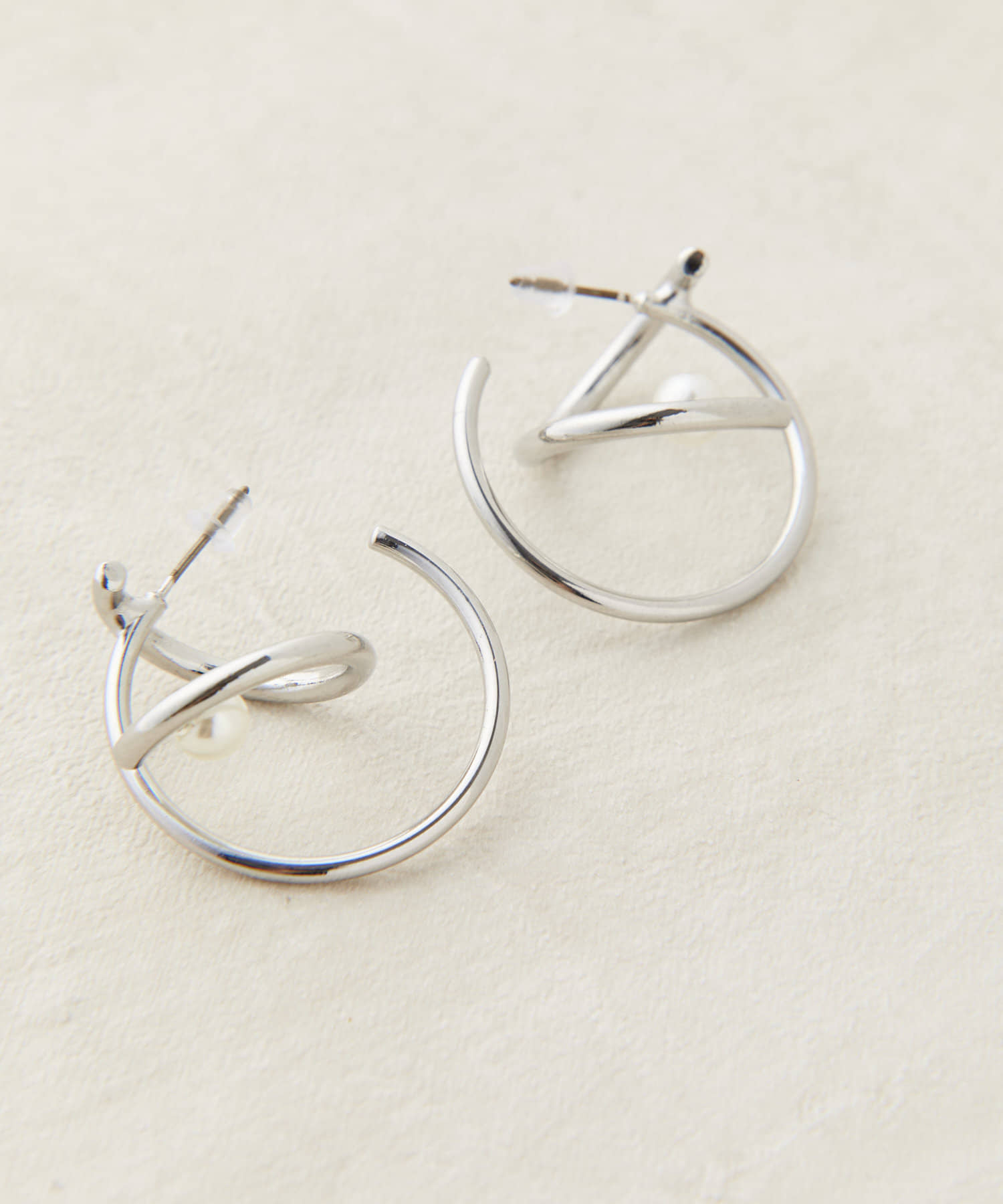 Lattice(ラティス) <チタン>パールメタルピアス