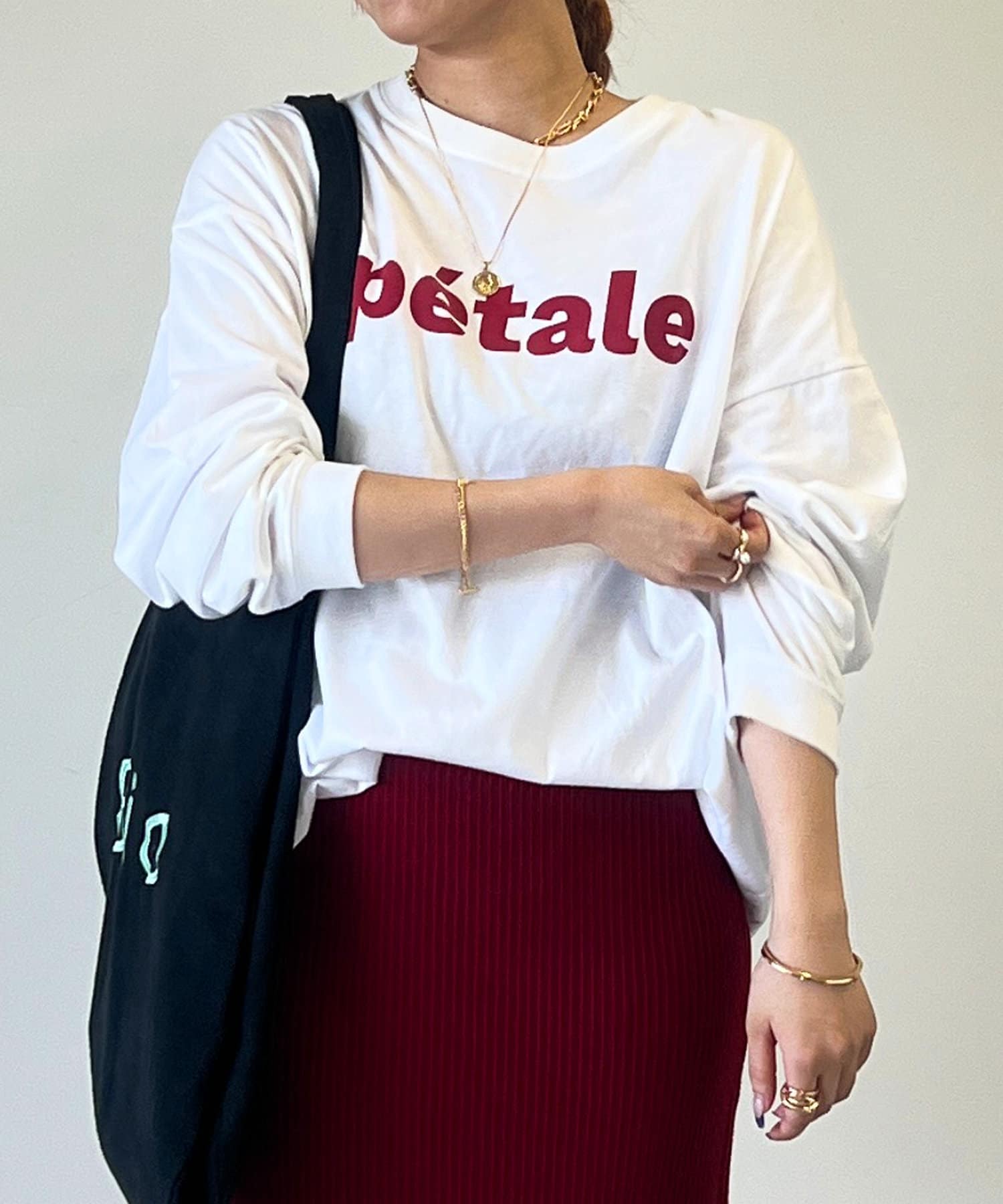 un dix cors(アンディコール) petale長袖カットソー