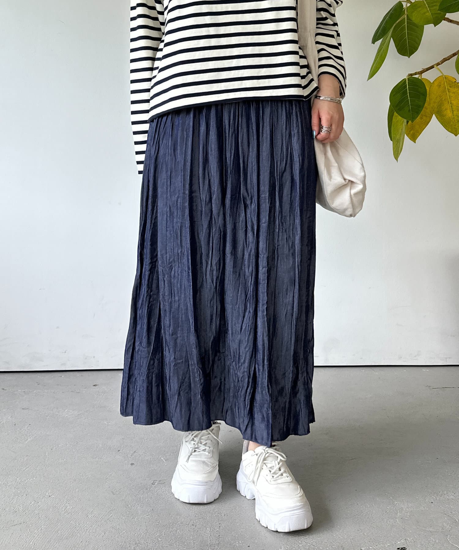 un dix cors(アンディコール) ランダムプリーツスカート