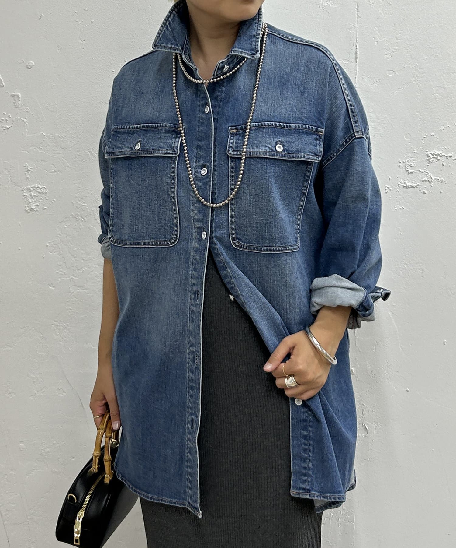 ヘルシーデニム アーモンド Healthy Denim Almond シャツトップス