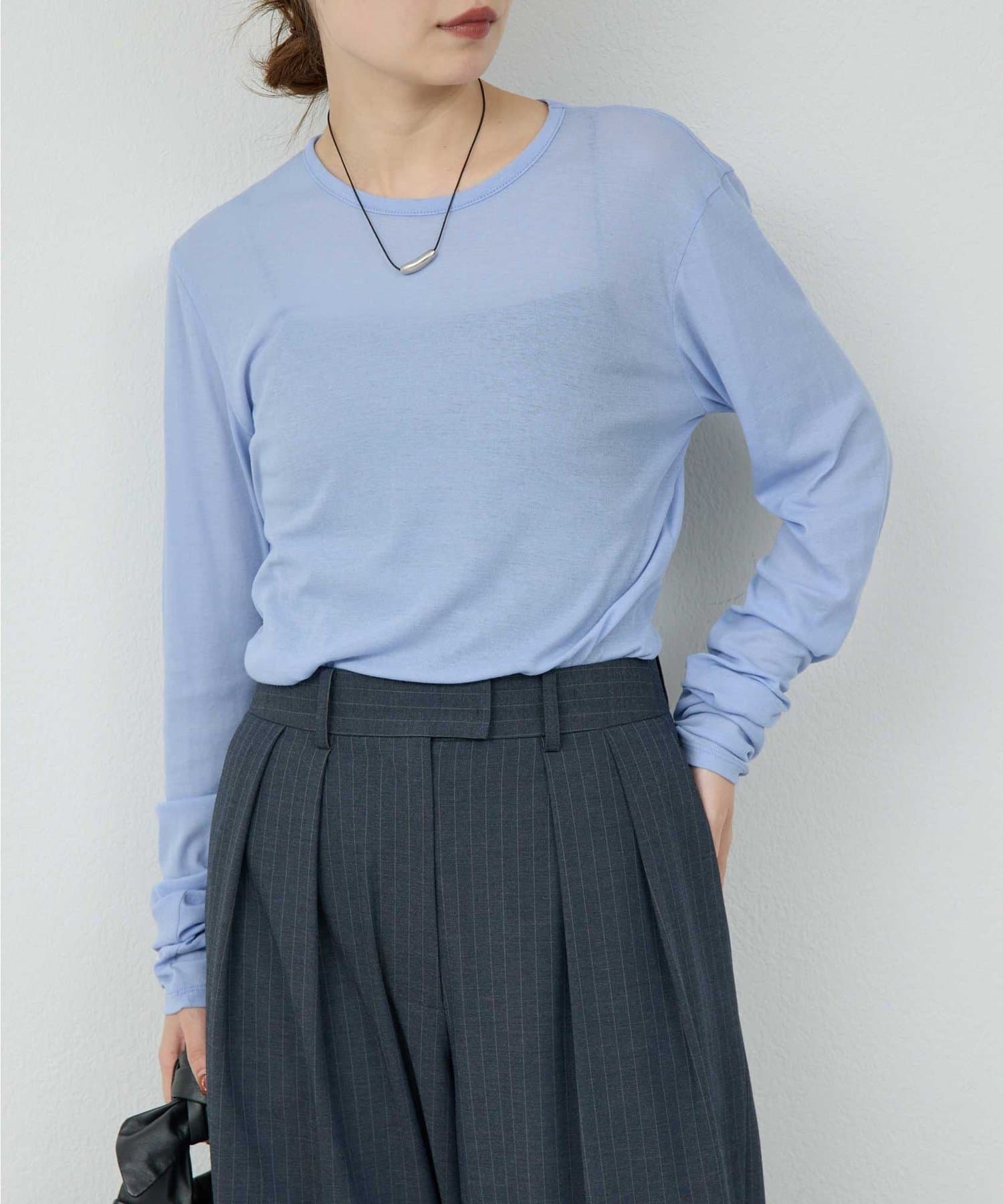 GALLARDAGALANTE(ガリャルダガランテ) 【7/17(木)12:00新色BR/LBL予約開始】【La nature linge】NEWロングスリーブTシャツ
