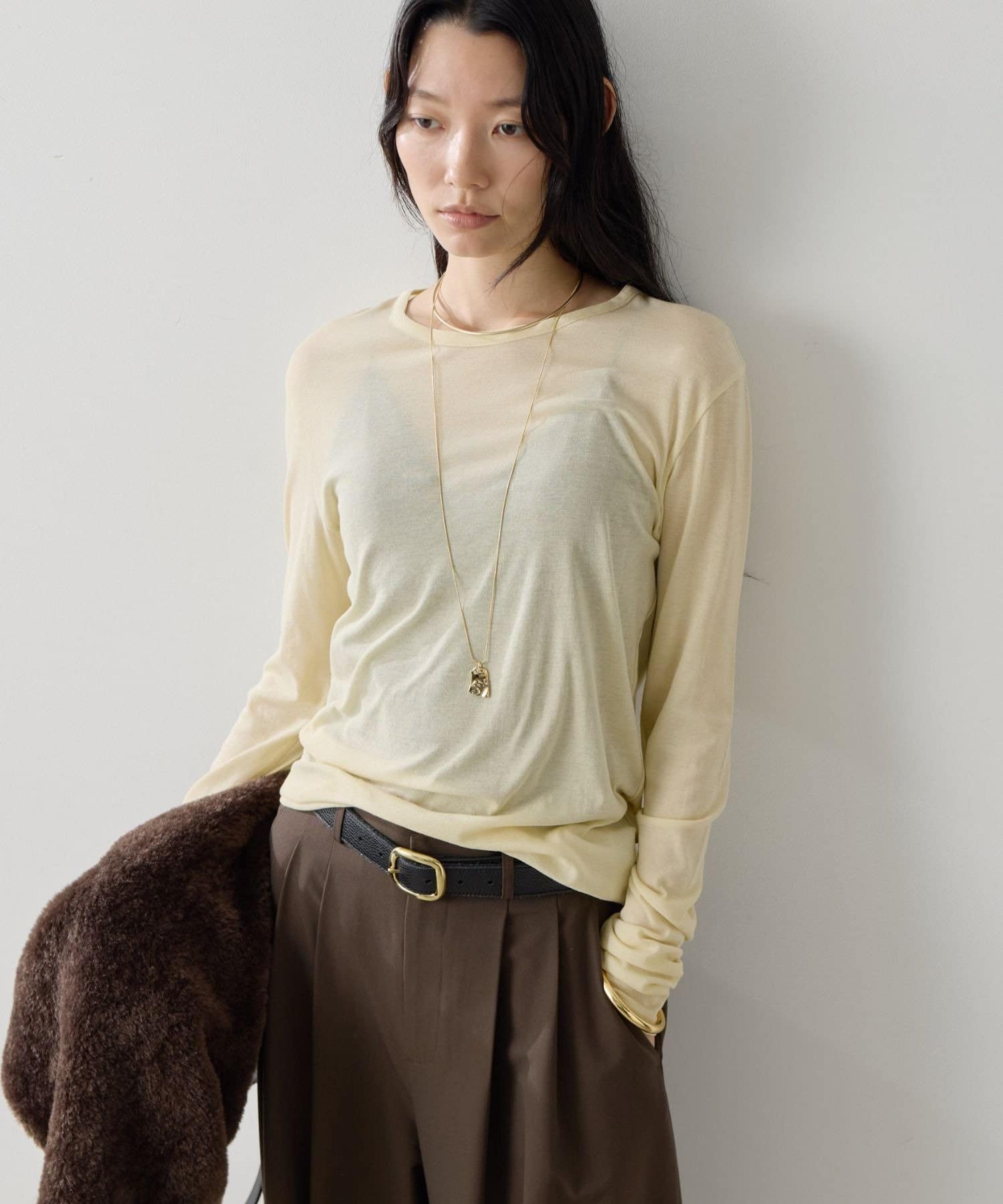 GALLARDAGALANTE(ガリャルダガランテ) 【新色イエロー登場！】【La nature linge】【累計販売数 1万5千枚以上！】NEWロングスリーブTシャツ