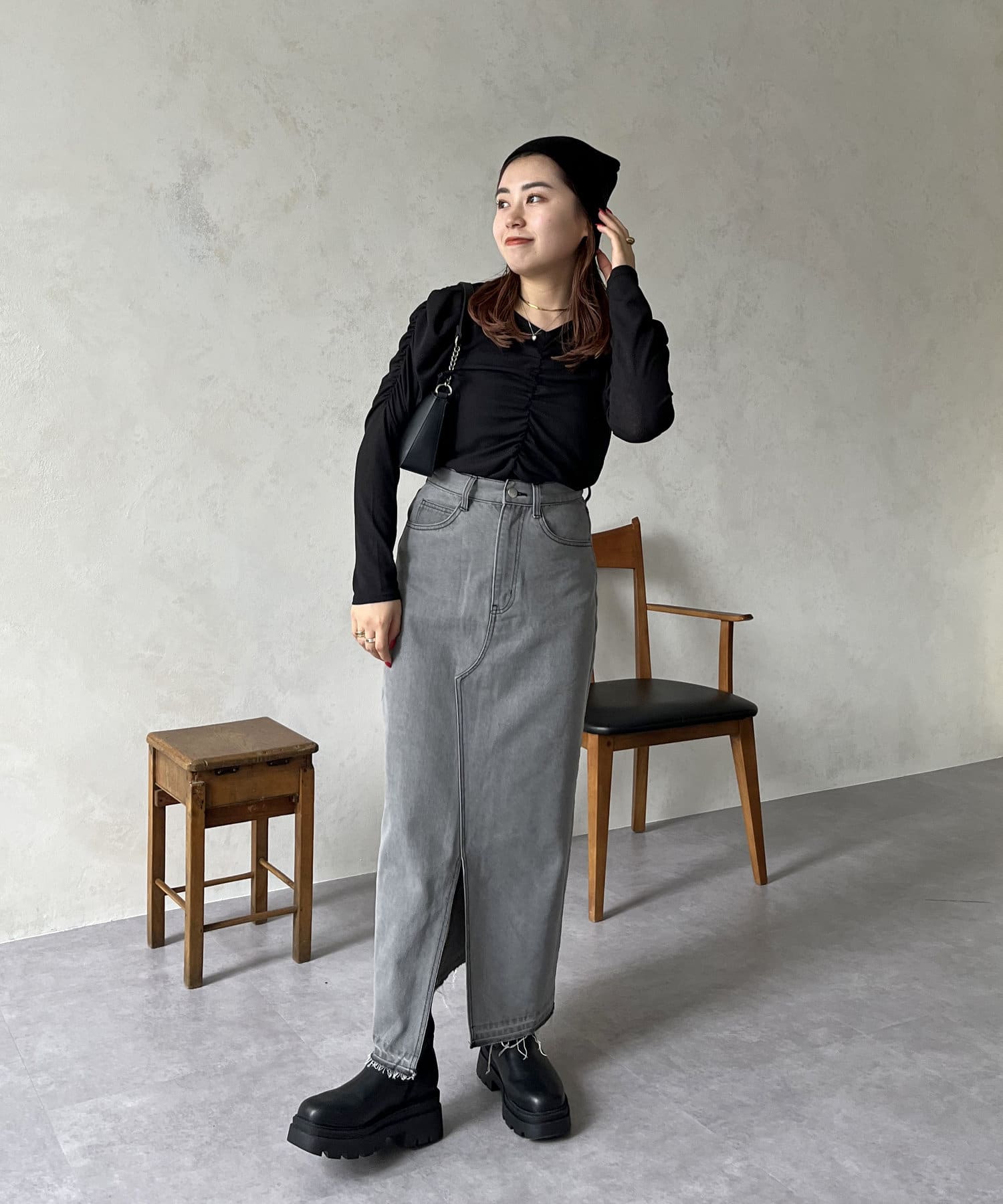 prose verse(プロズヴェール) 【MOMO SELECT】シャーリングシアーカットソー