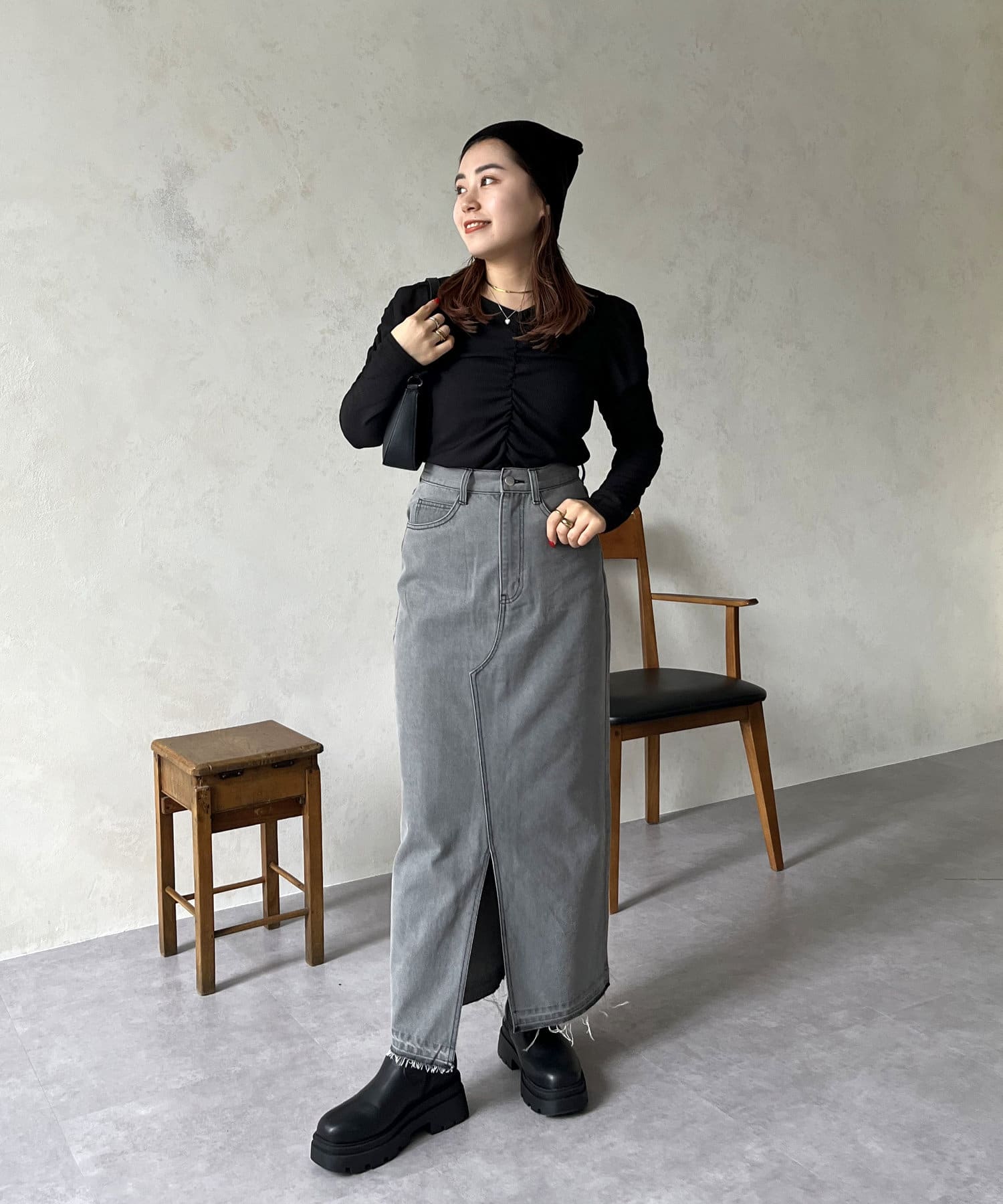 prose verse(プロズヴェール) 【MOMO SELECT】シャーリングシアーカットソー