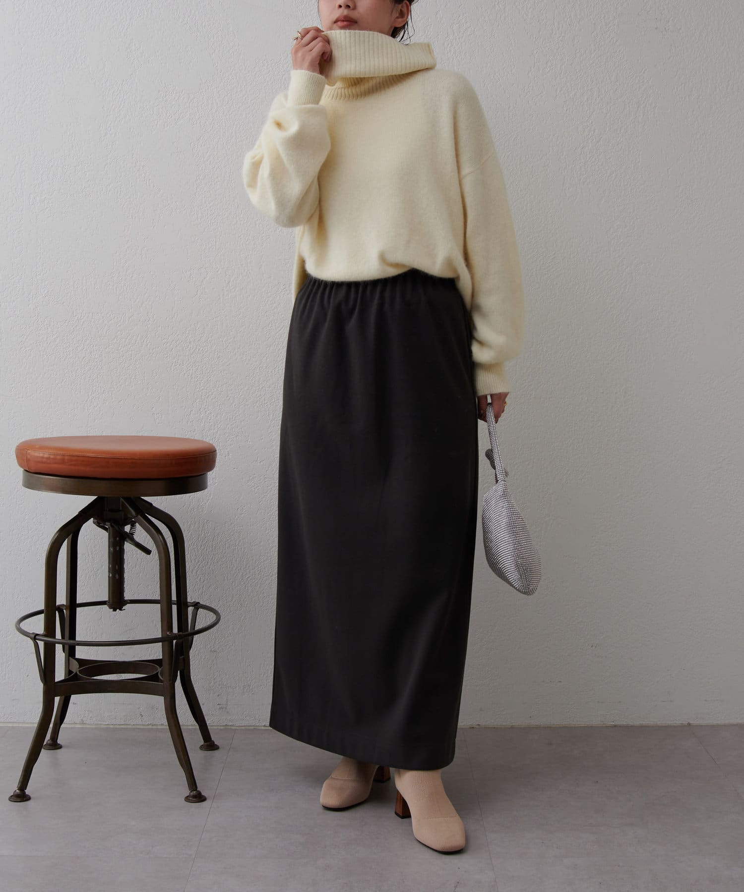 SALE✩.*˚Jena espace merveilleux タートルニット オフタートルファーニット | Jena espace merveilleux(ジェナ