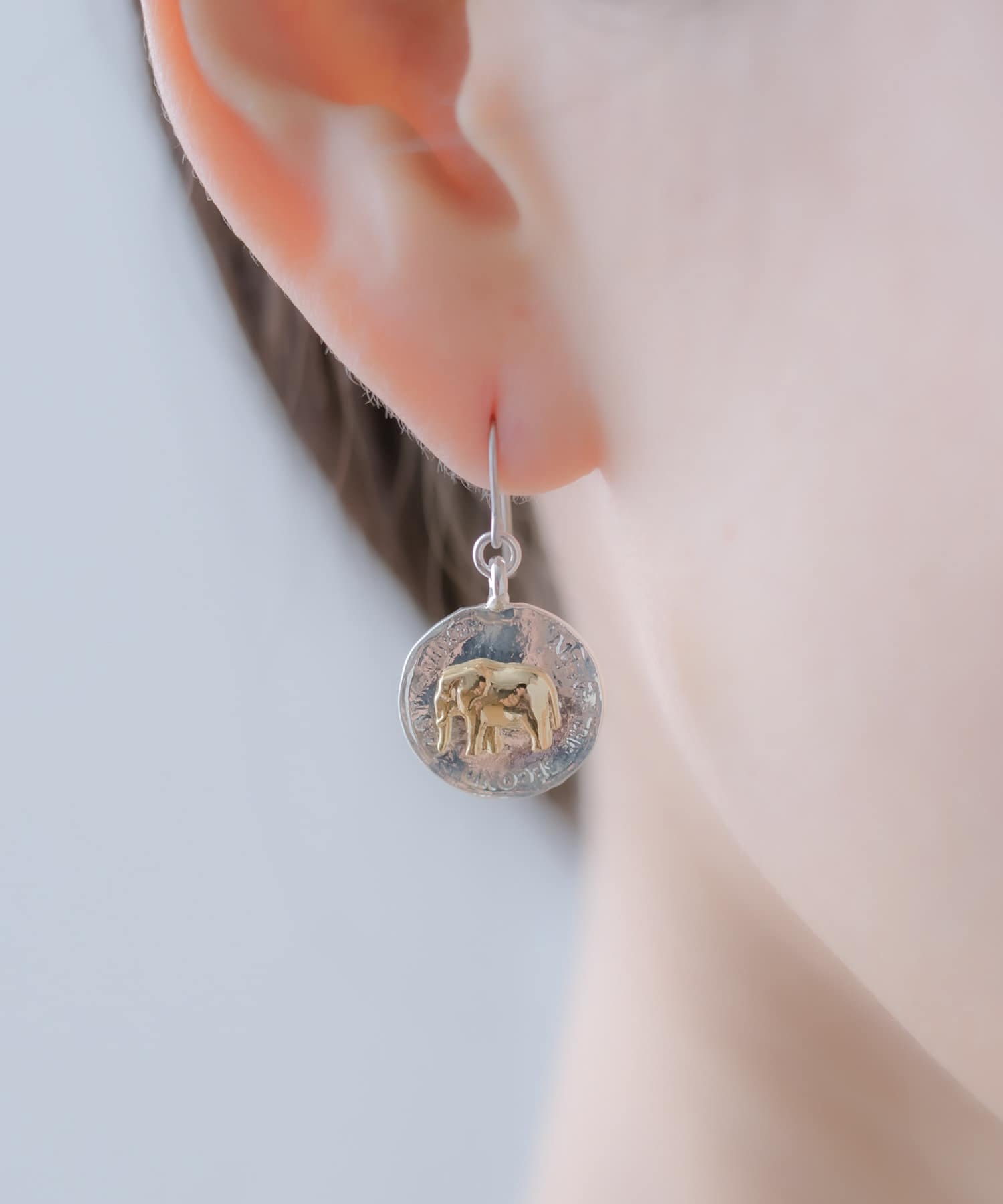 象コインピアス | ear PAPILLONNER(イア パピヨネ)レディース | PAL 