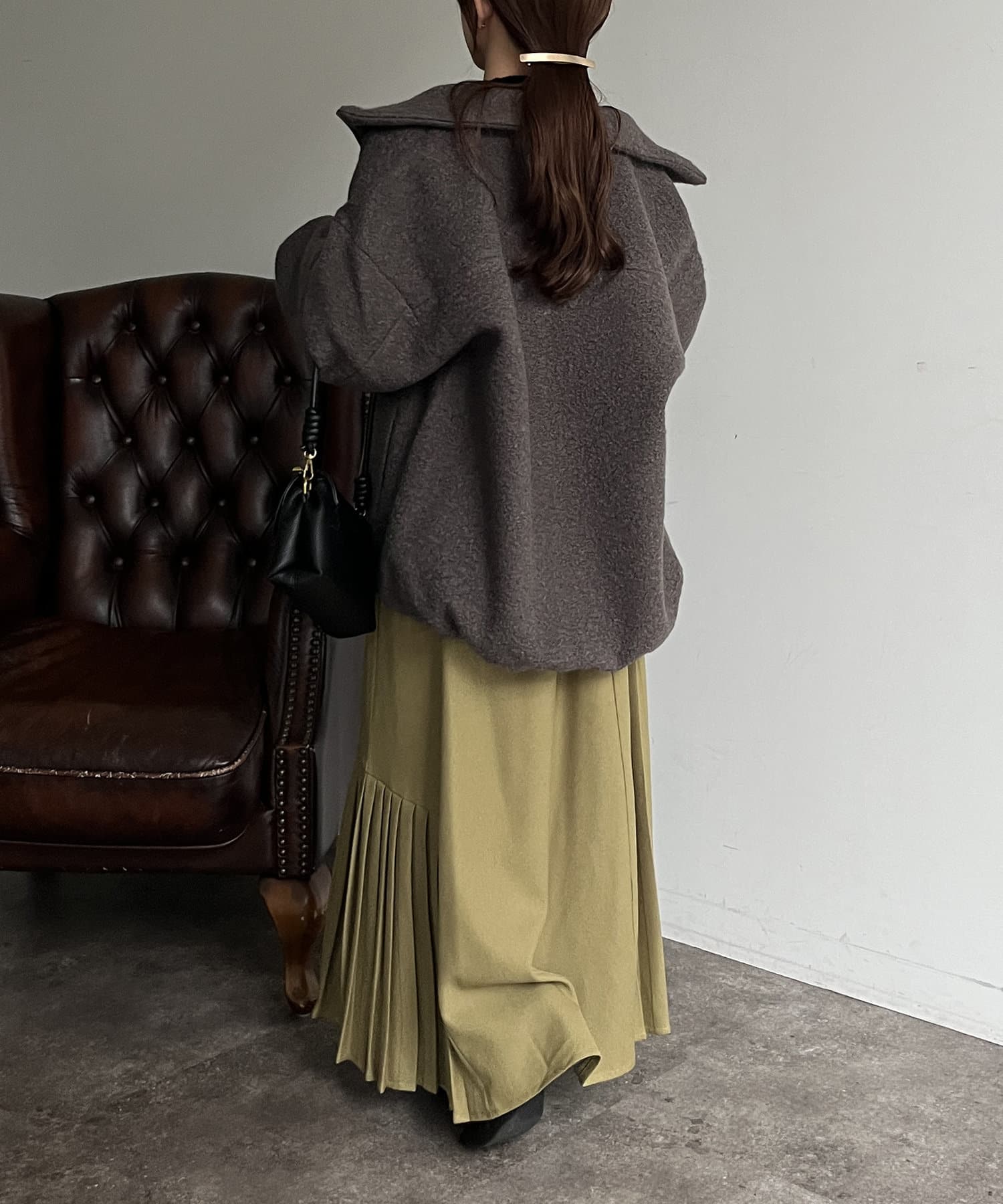 Thevon.(ゼヴォン) 圧縮ブークレスタンドジャケット