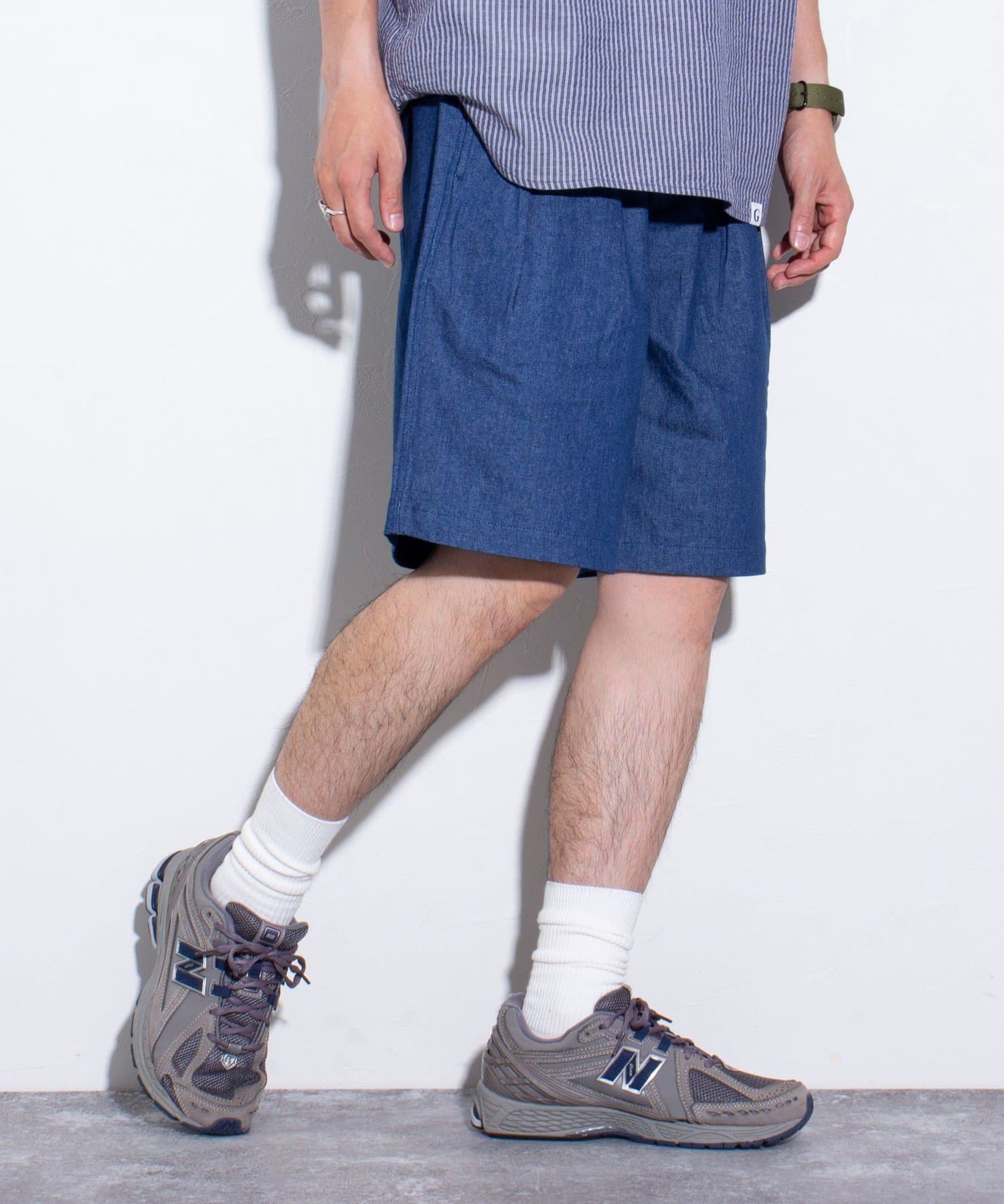 FREDY & GLOSTER(フレディ アンド グロスター) 【GLOSTER】サマーツータックショーツ