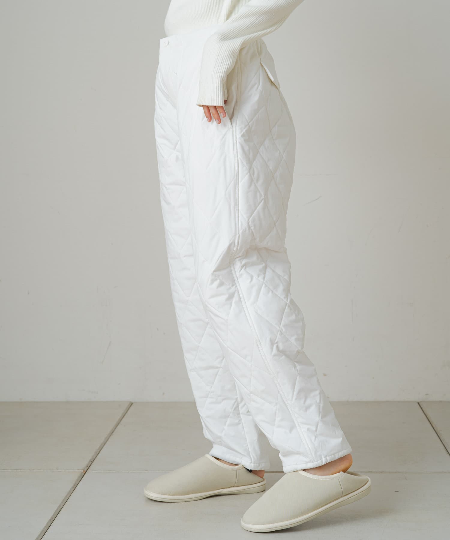 earthy_】キルティングボリュームパンツ | OUTLET(アウトレット