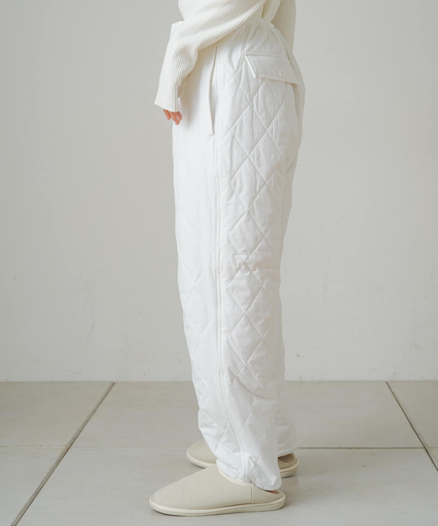 earthy_】キルティングボリュームパンツ | OUTLET(アウトレット