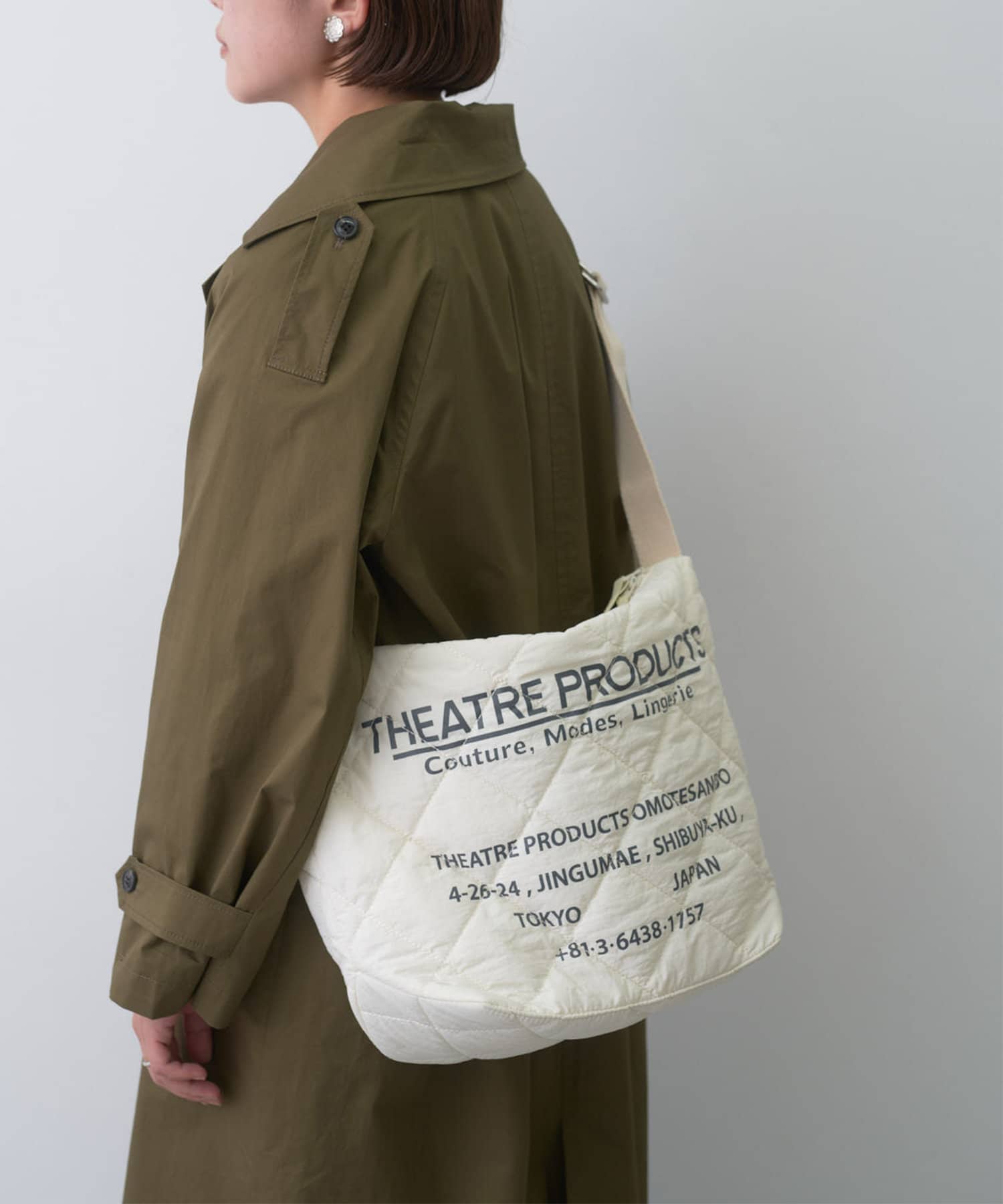 THEATRE PRODUCTS】PUFFER MESSENGER BAG | pual ce cin