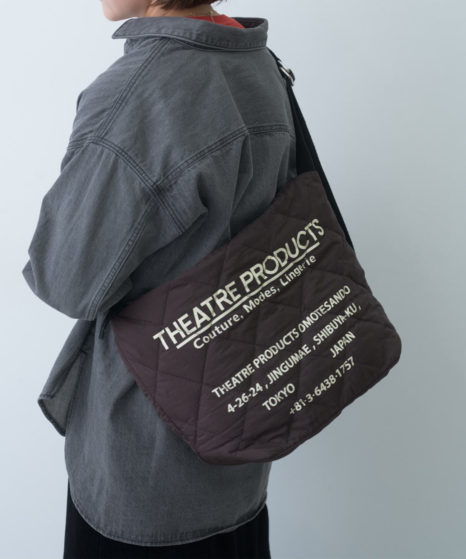 PUAL CE CIN(ピュアルセシン) 【THEATRE PRODUCTS】PUFFER MESSENGER BAG