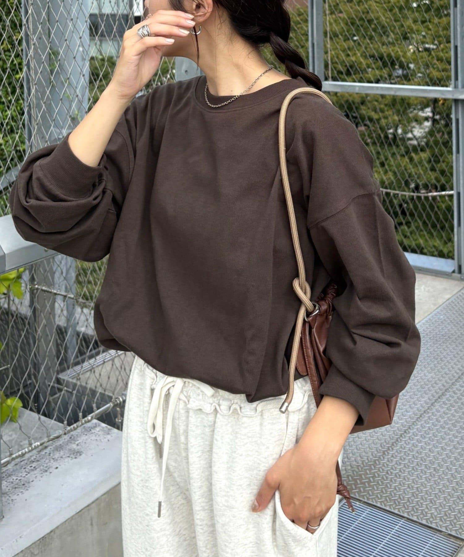 CIAOPANIC TYPY(チャオパニックティピー) 【ユニセックス】ビックシルエットオーバーサイズロンTee